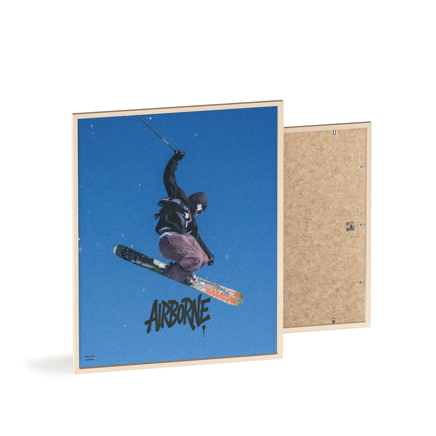 Airborne V2 Mateo Lepic Poster - FRAMED