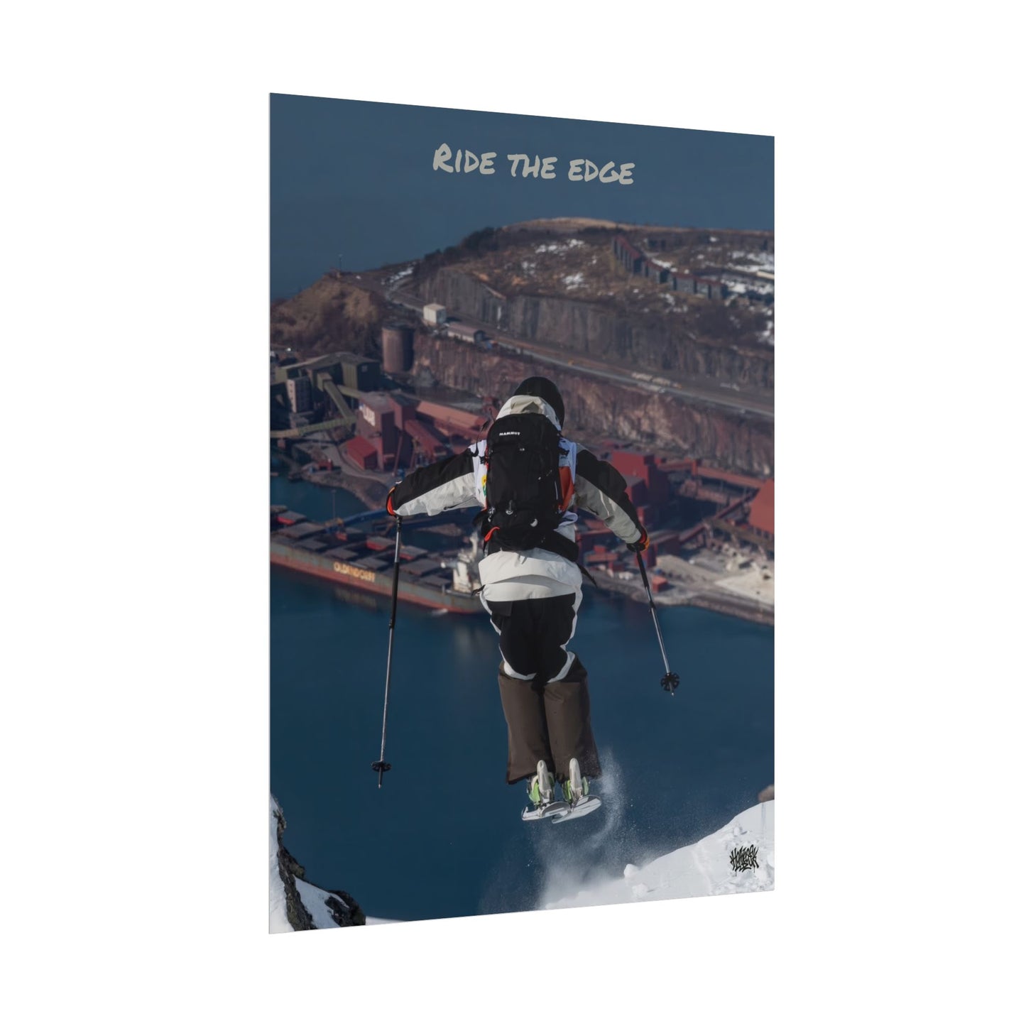 Ride The Edge Mikkellillehaug Poster
