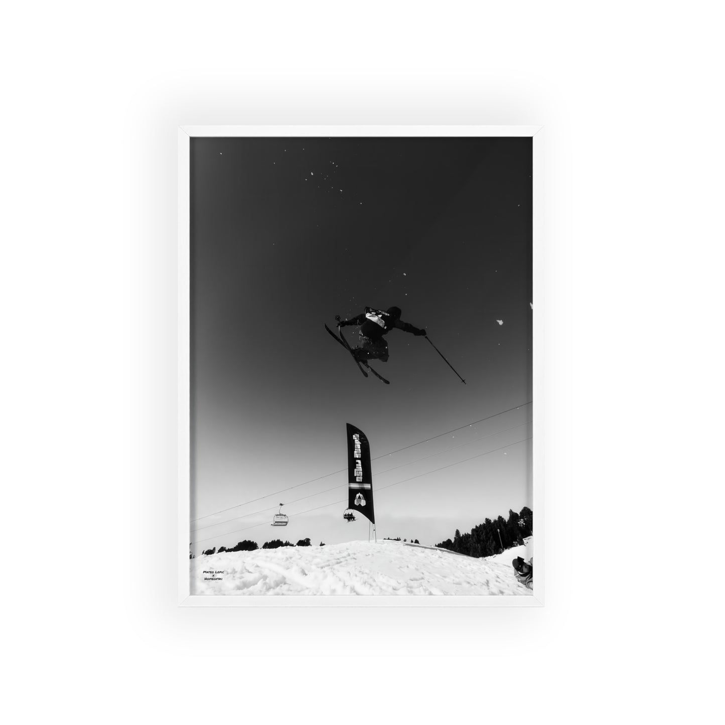 Airborne Mateo Lepic Poster - FRAMED