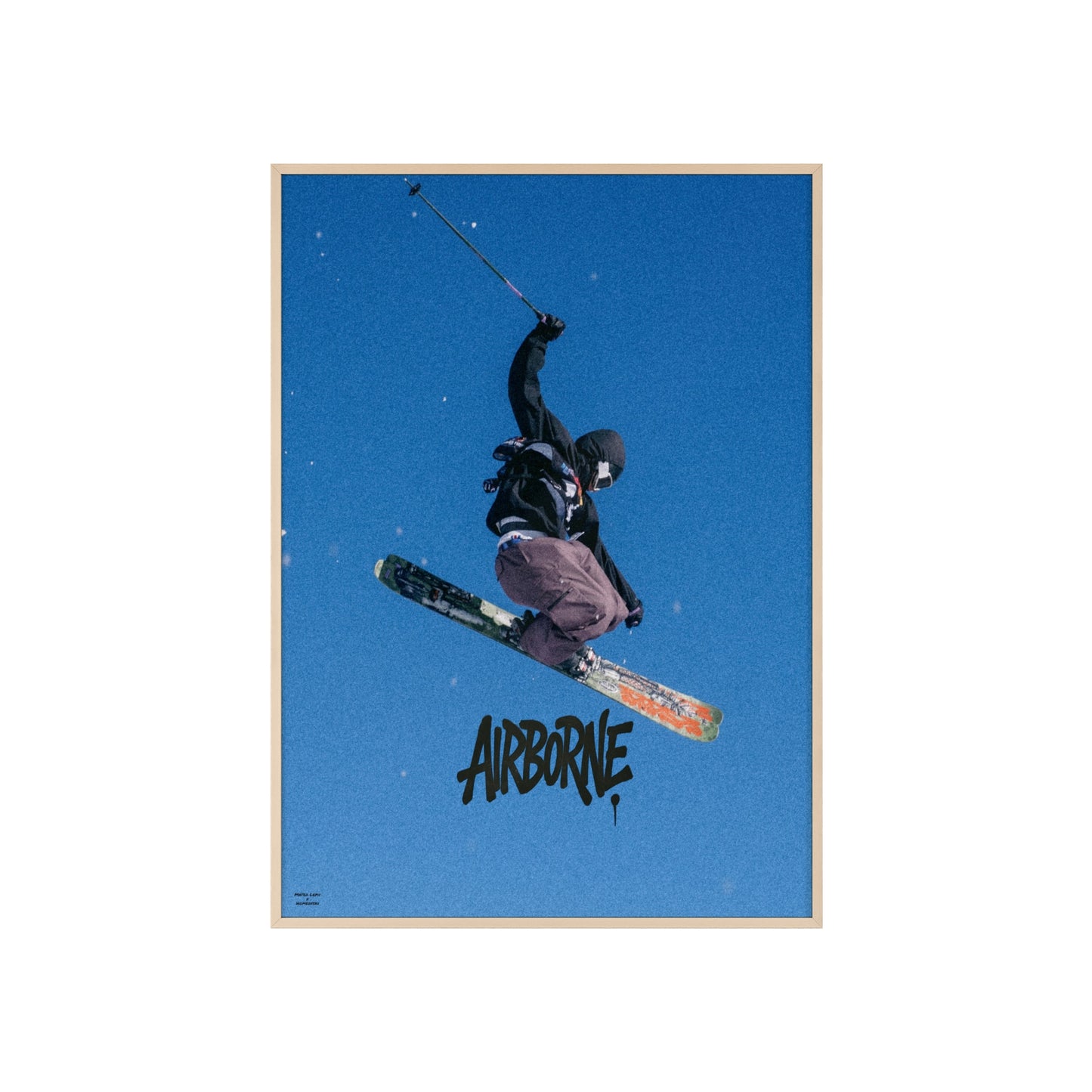 Airborne V2 Mateo Lepic Poster - FRAMED