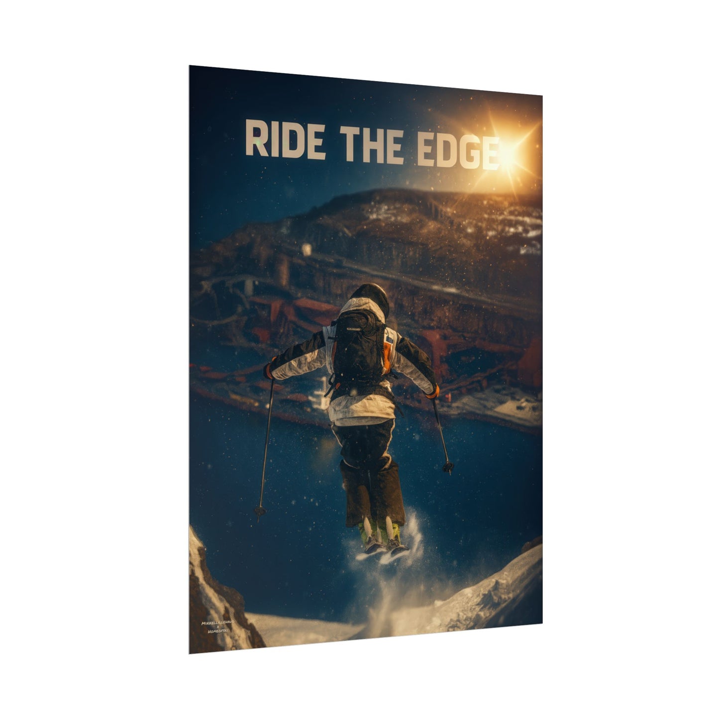 Ride The Edge x Heaven Mikkellillehaug Poster