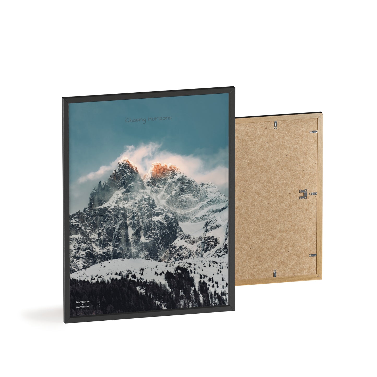 Alps Indy Bruhin Poster - FRAMED