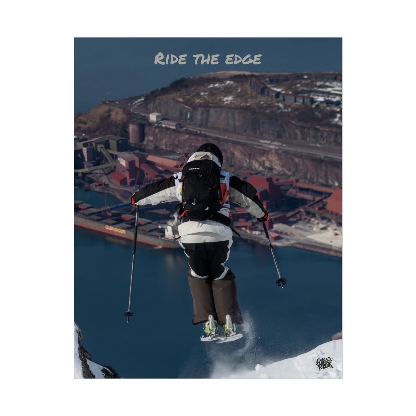 Ride The Edge Mikkellillehaug Poster