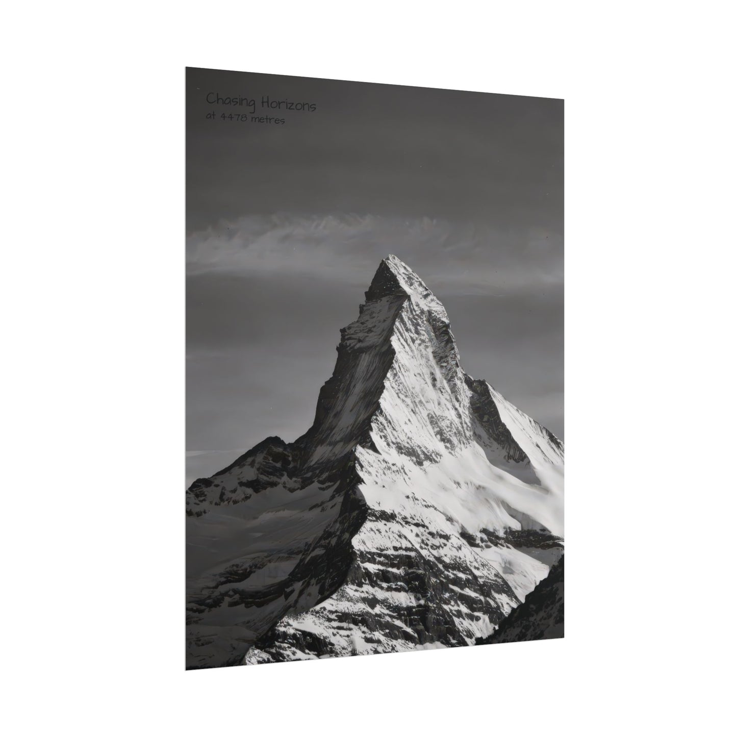 Chasing Horizons x Monochrome Matternhorn Poster