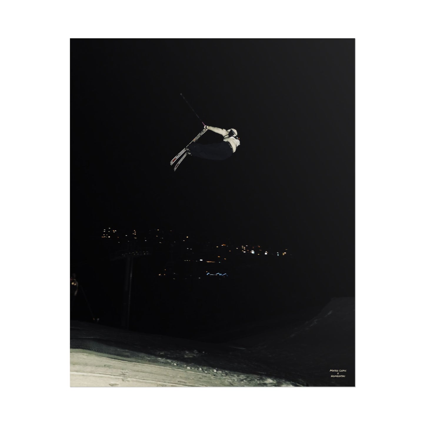 Night Park Mateo Lepic Poster