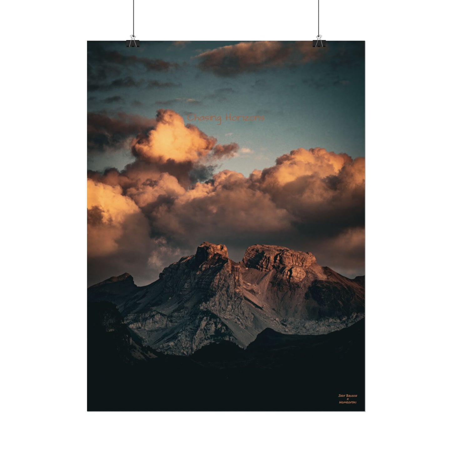 Chasing Horizons Indy Bruhin Poster
