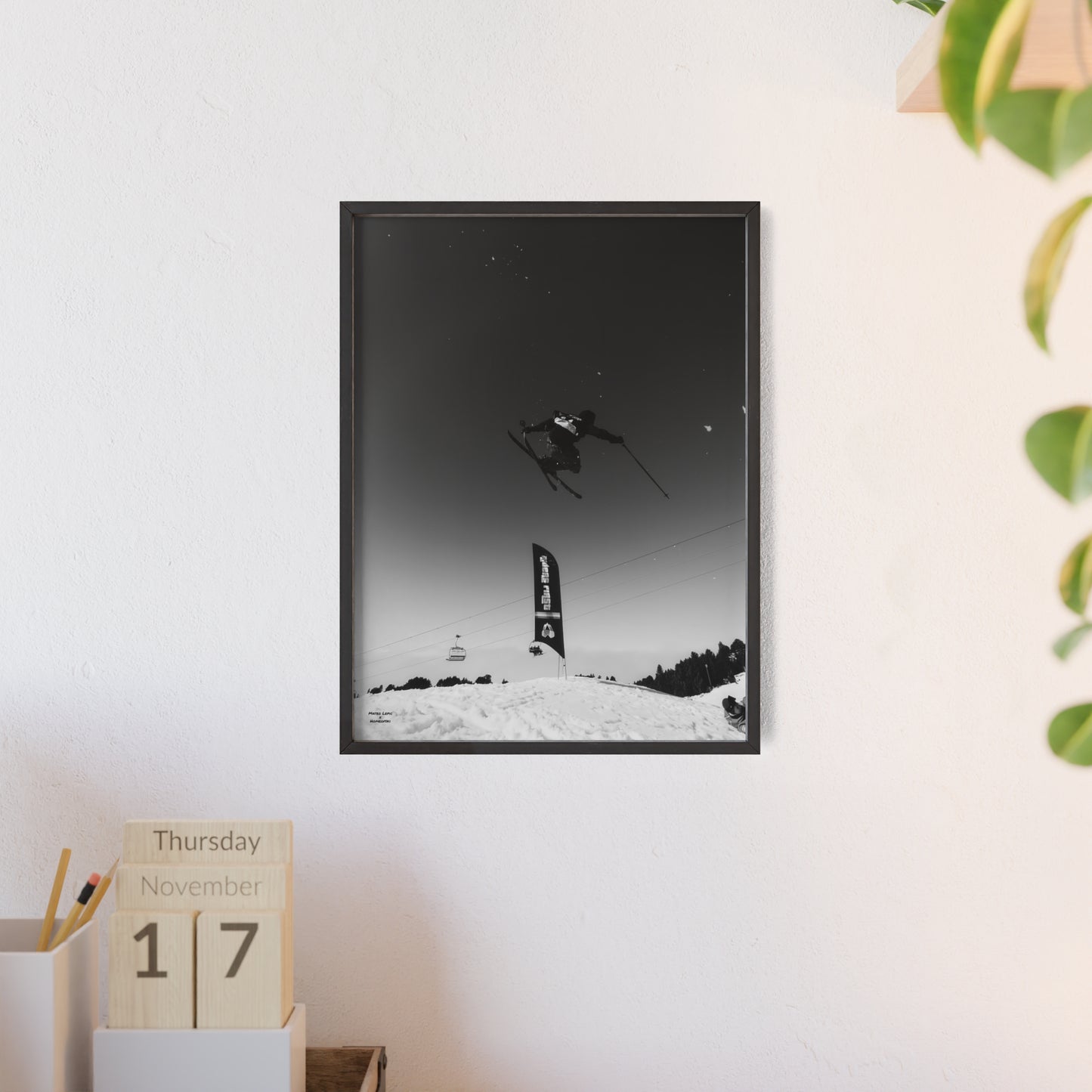 Airborne Mateo Lepic Poster - FRAMED