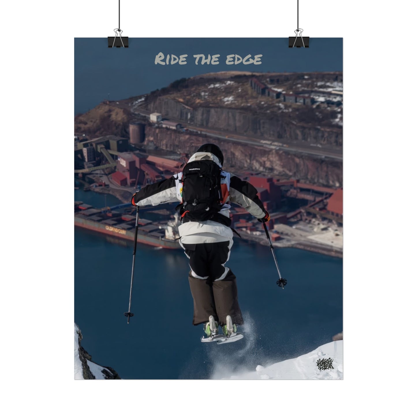 Ride The Edge Mikkellillehaug Poster