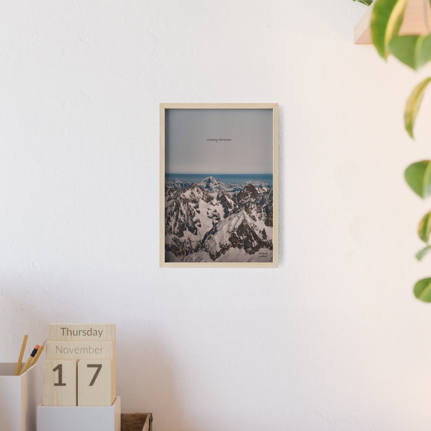 Clouds Indy Bruhin Poster - FRAMED