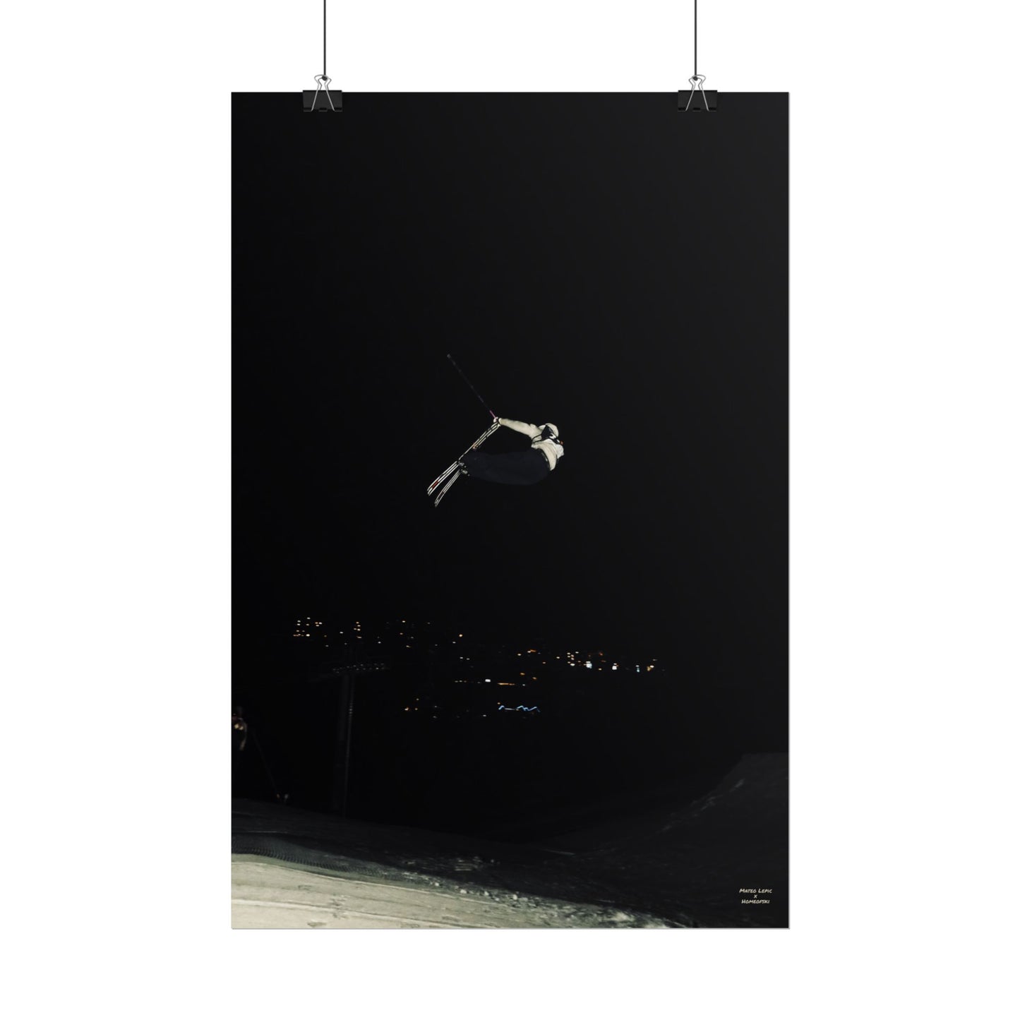 Night Park Mateo Lepic Poster