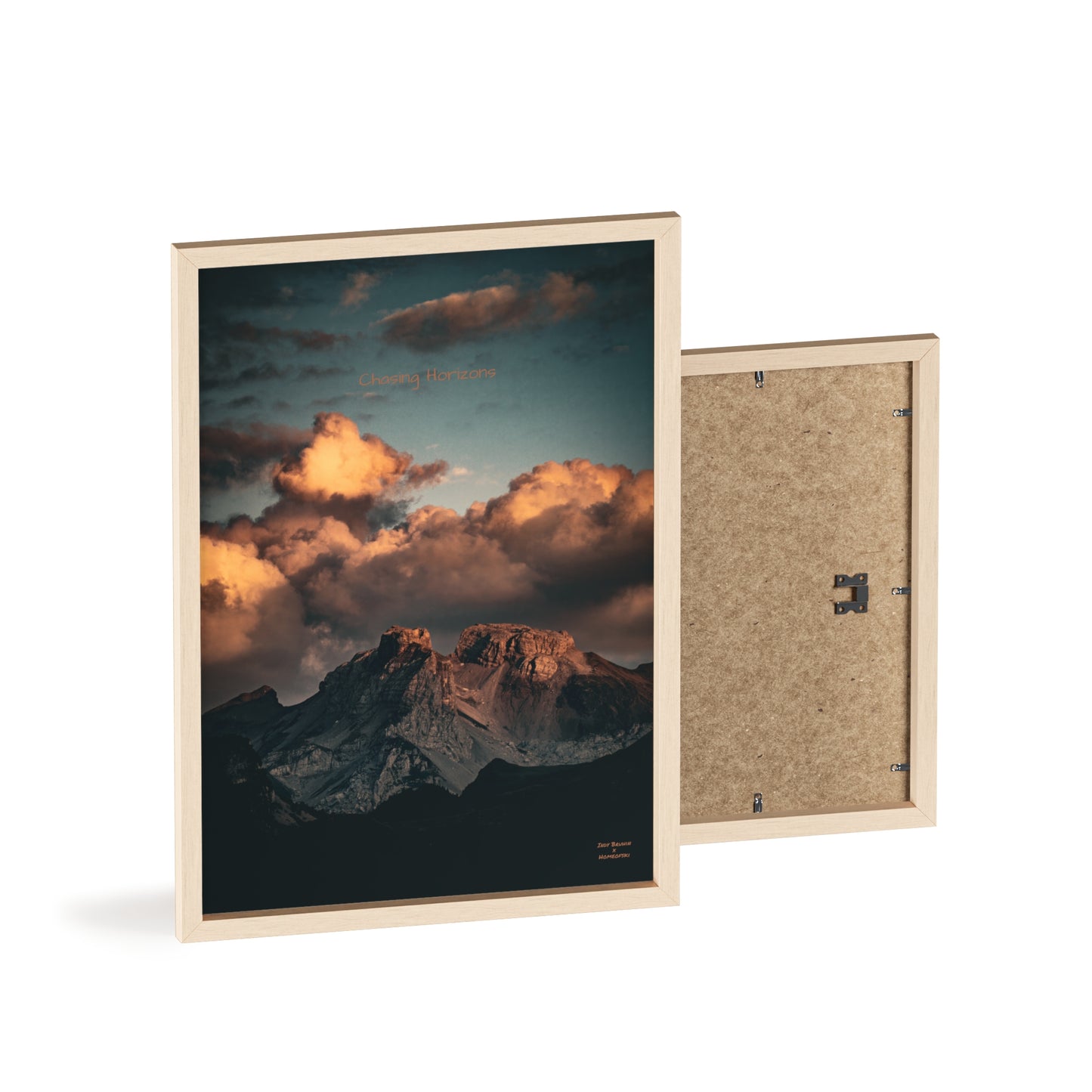 Chasing Horizons Indy Bruhin Poster - FRAMED