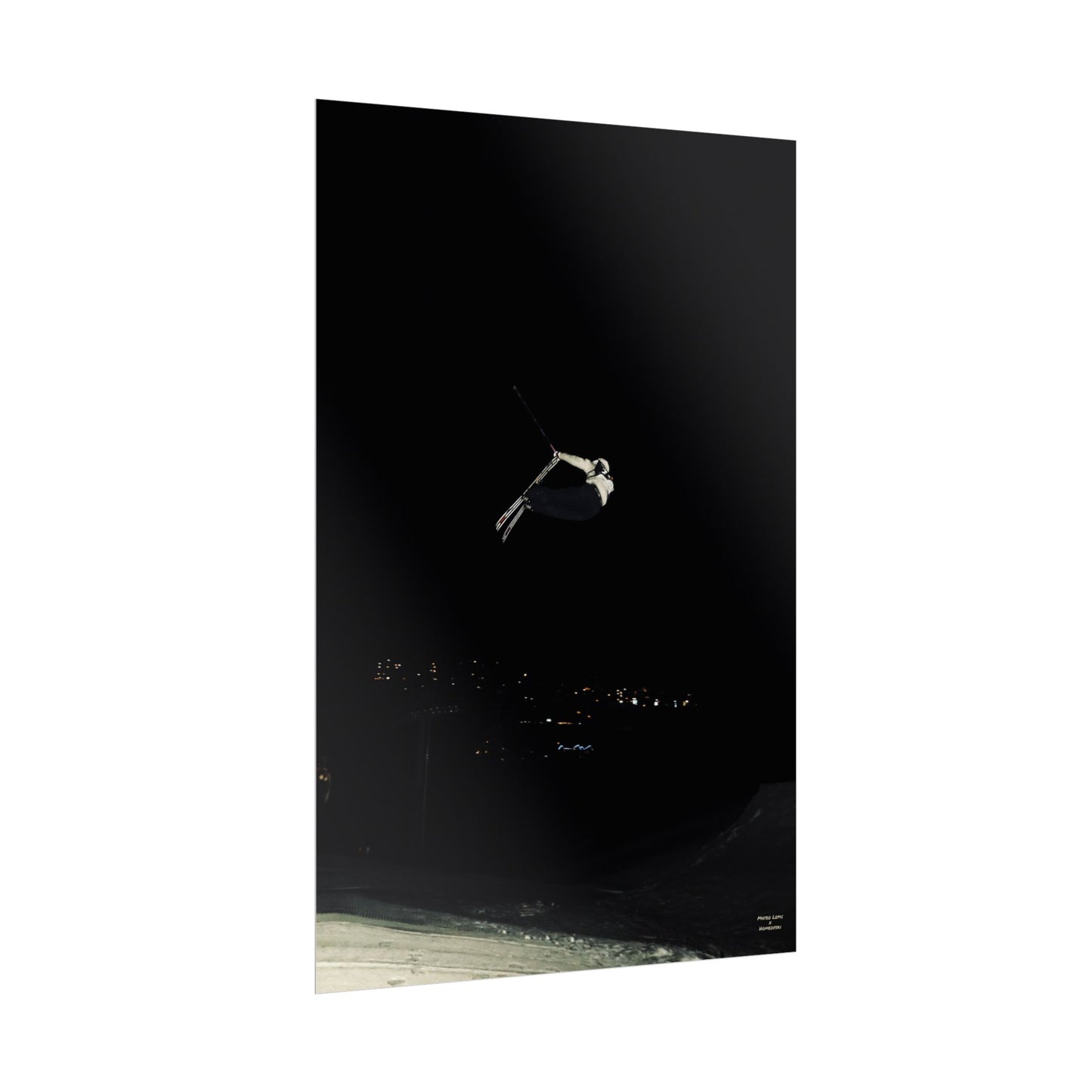 Night Park Mateo Lepic Poster