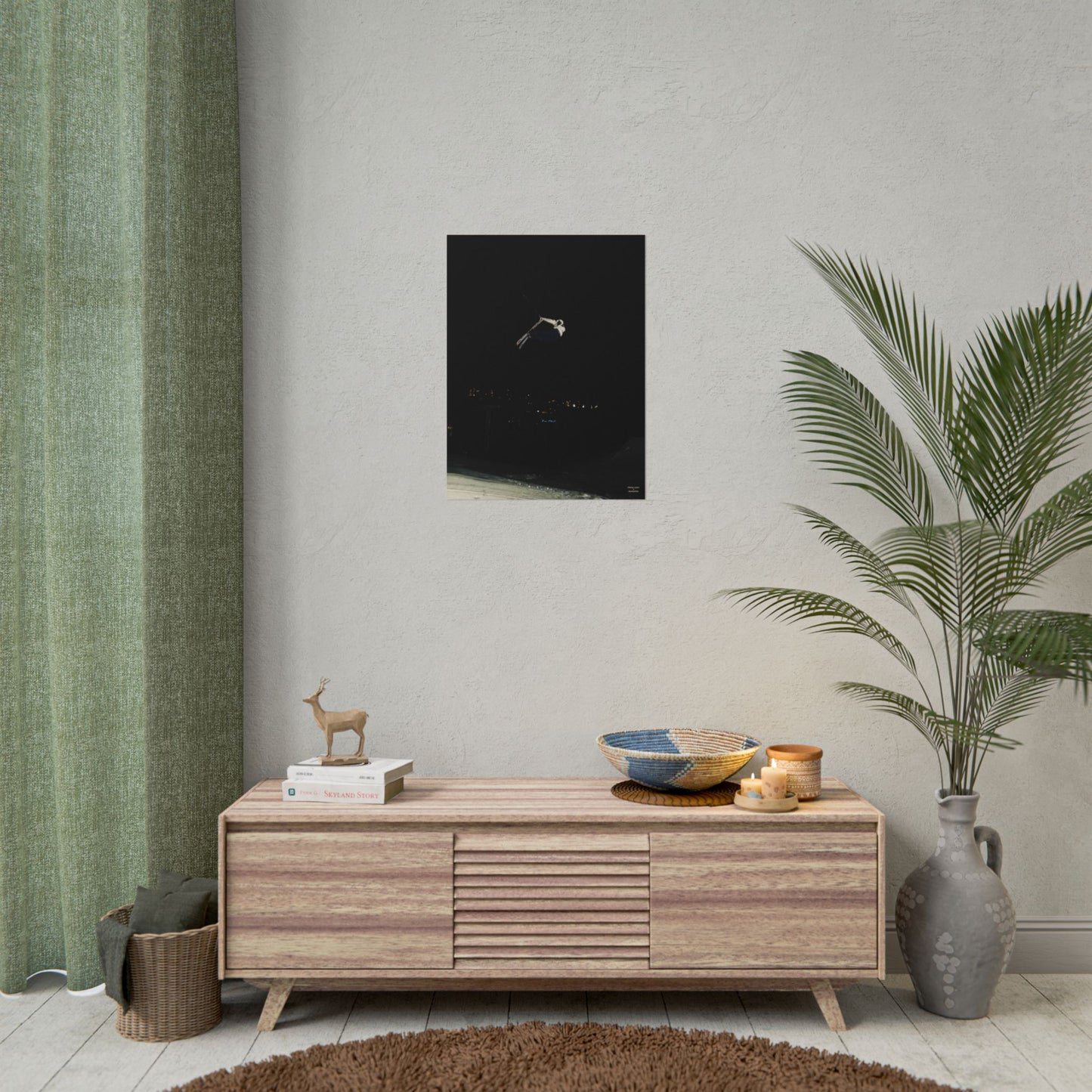 Night Park Mateo Lepic Poster