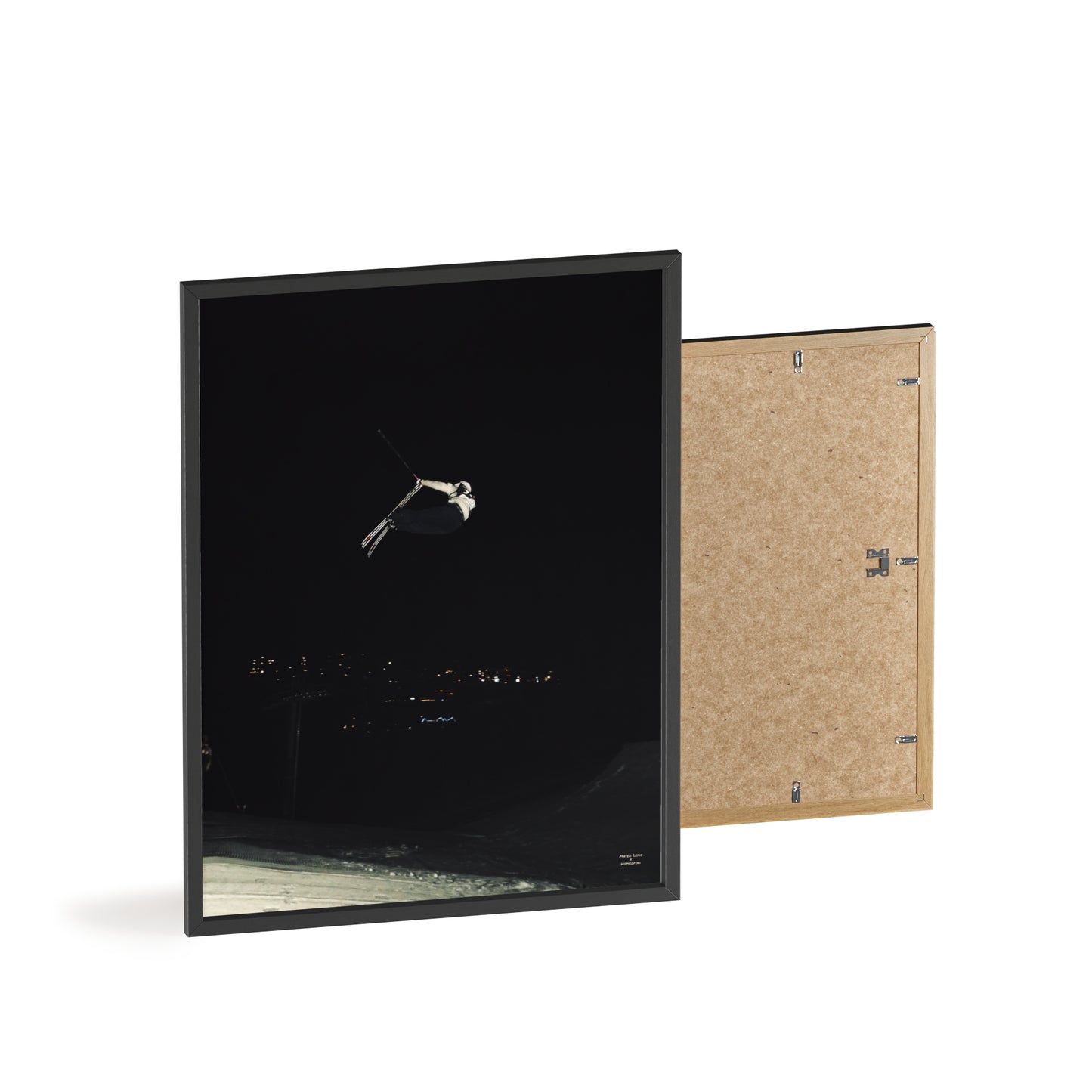 Night Park Mateo Lepic Poster - FRAMED