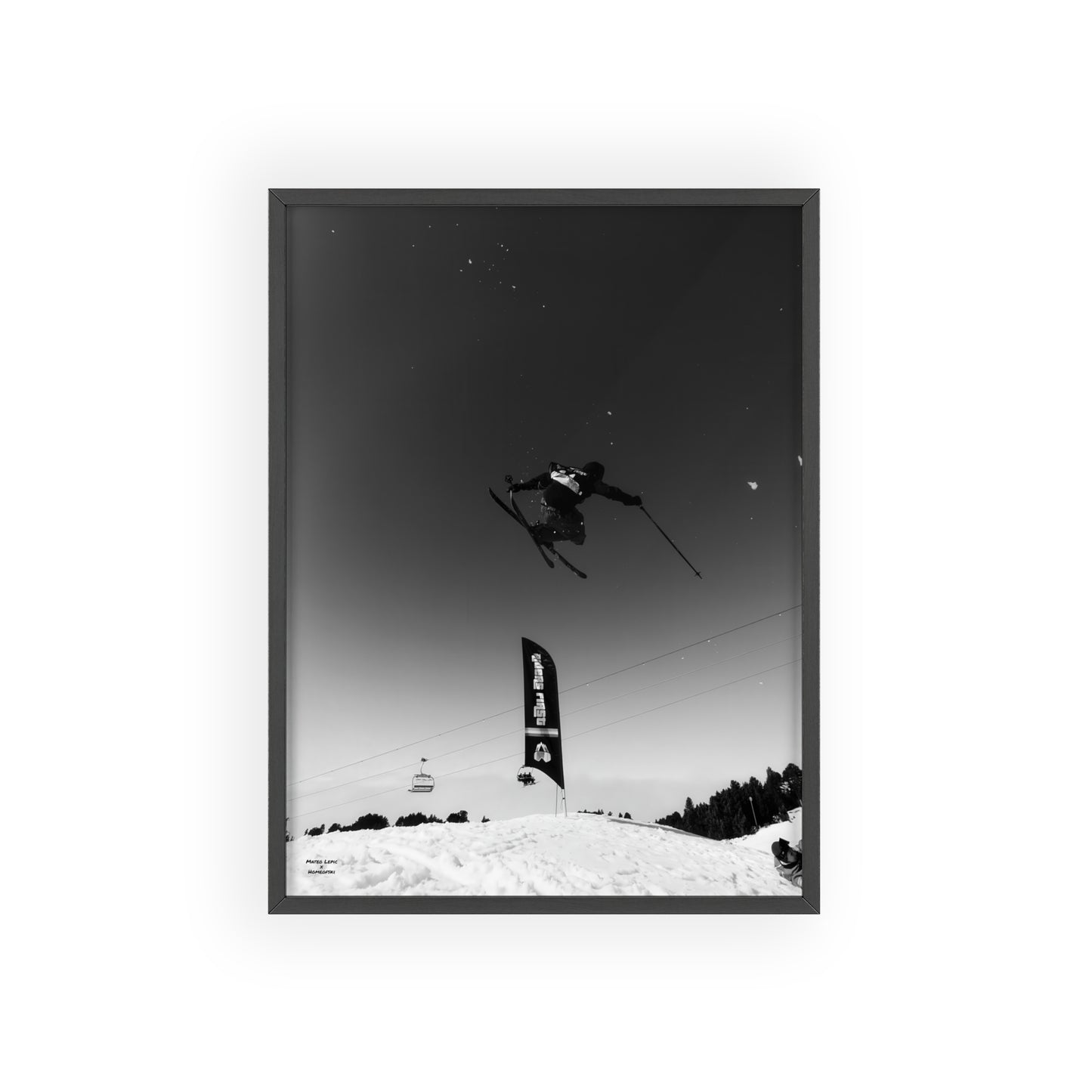 Airborne Mateo Lepic Poster - FRAMED