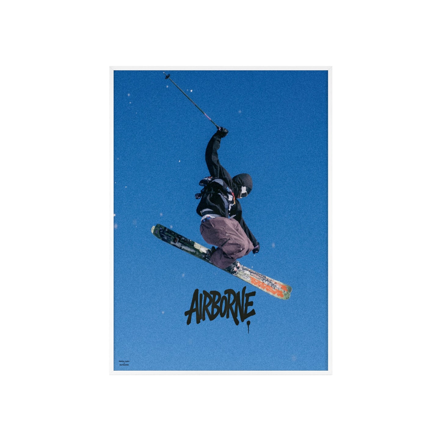 Airborne V2 Mateo Lepic Poster - FRAMED