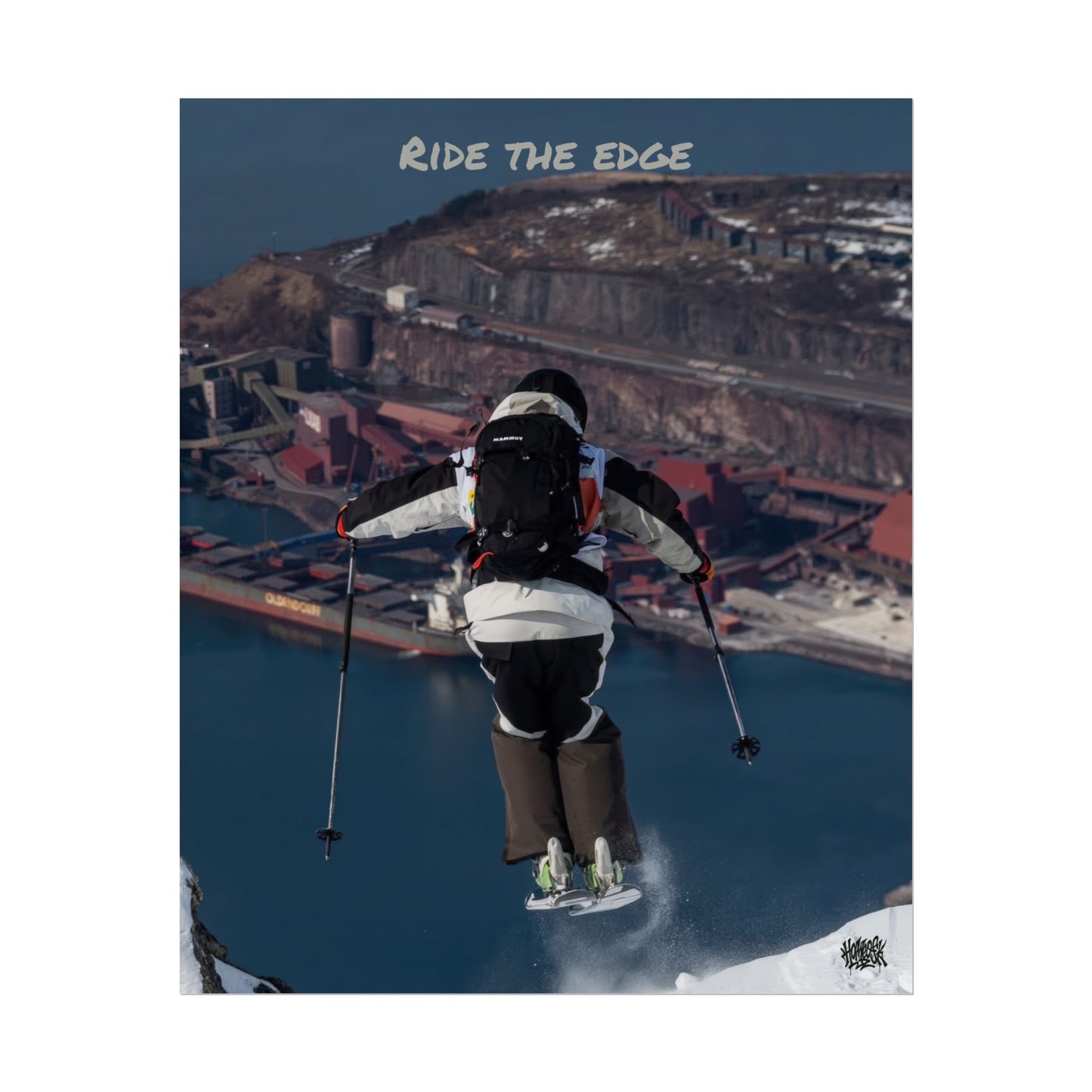 Ride The Edge Mikkellillehaug Poster