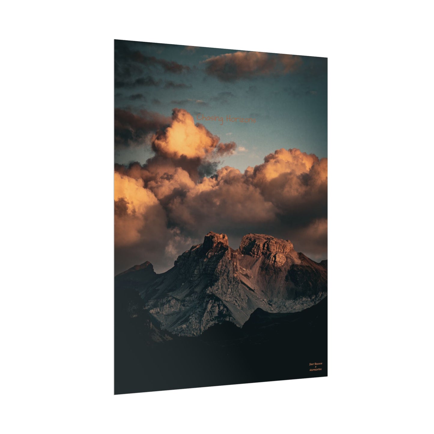 Chasing Horizons Indy Bruhin Poster
