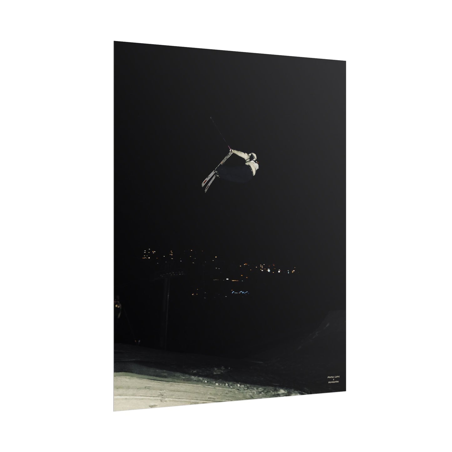 Night Park Mateo Lepic Poster