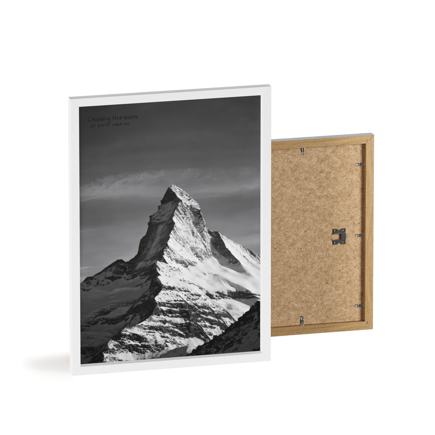 Chasing Horizons x Monochrome Matternhorn Poster - FRAMED