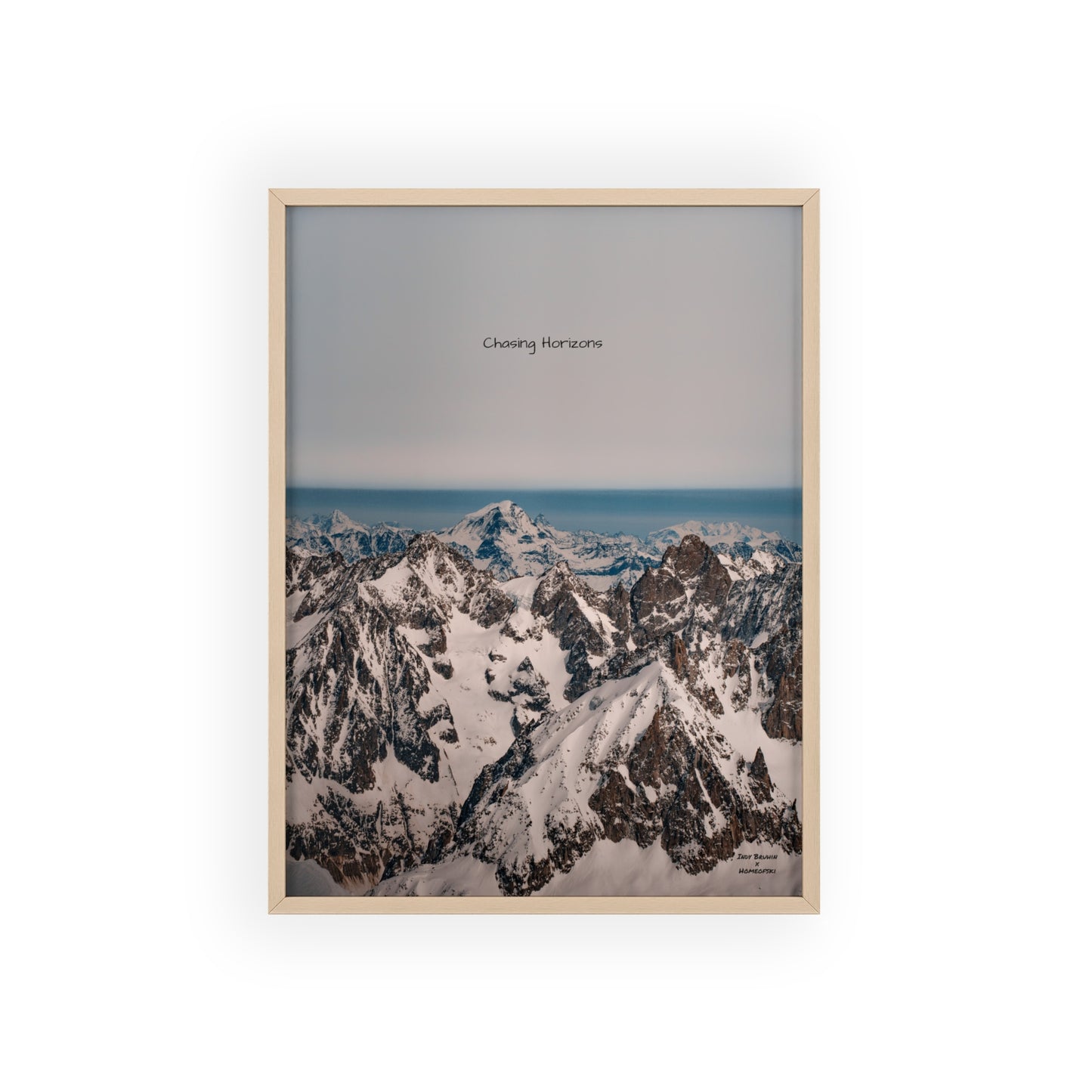 Clouds Indy Bruhin Poster - FRAMED
