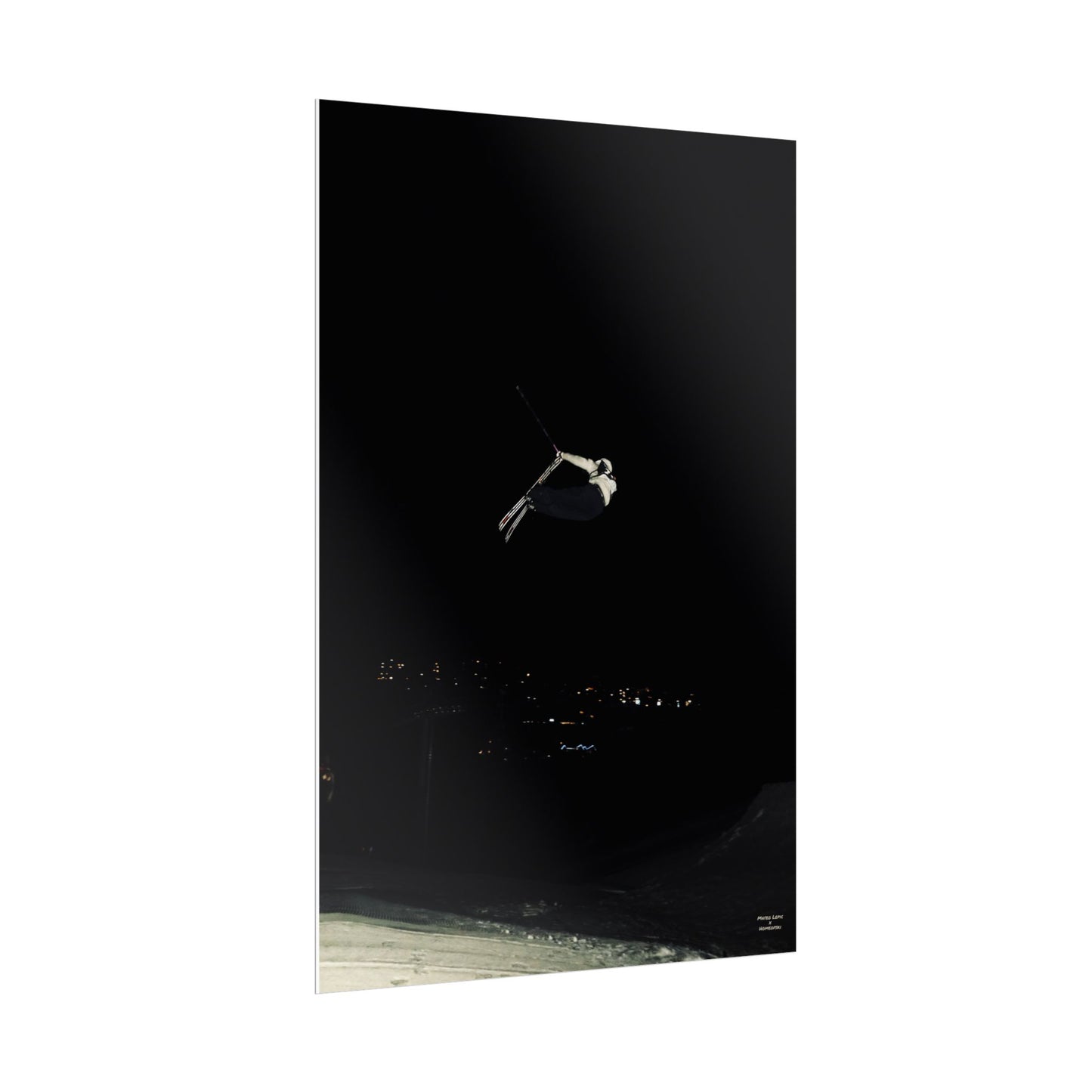 Night Park Mateo Lepic Poster