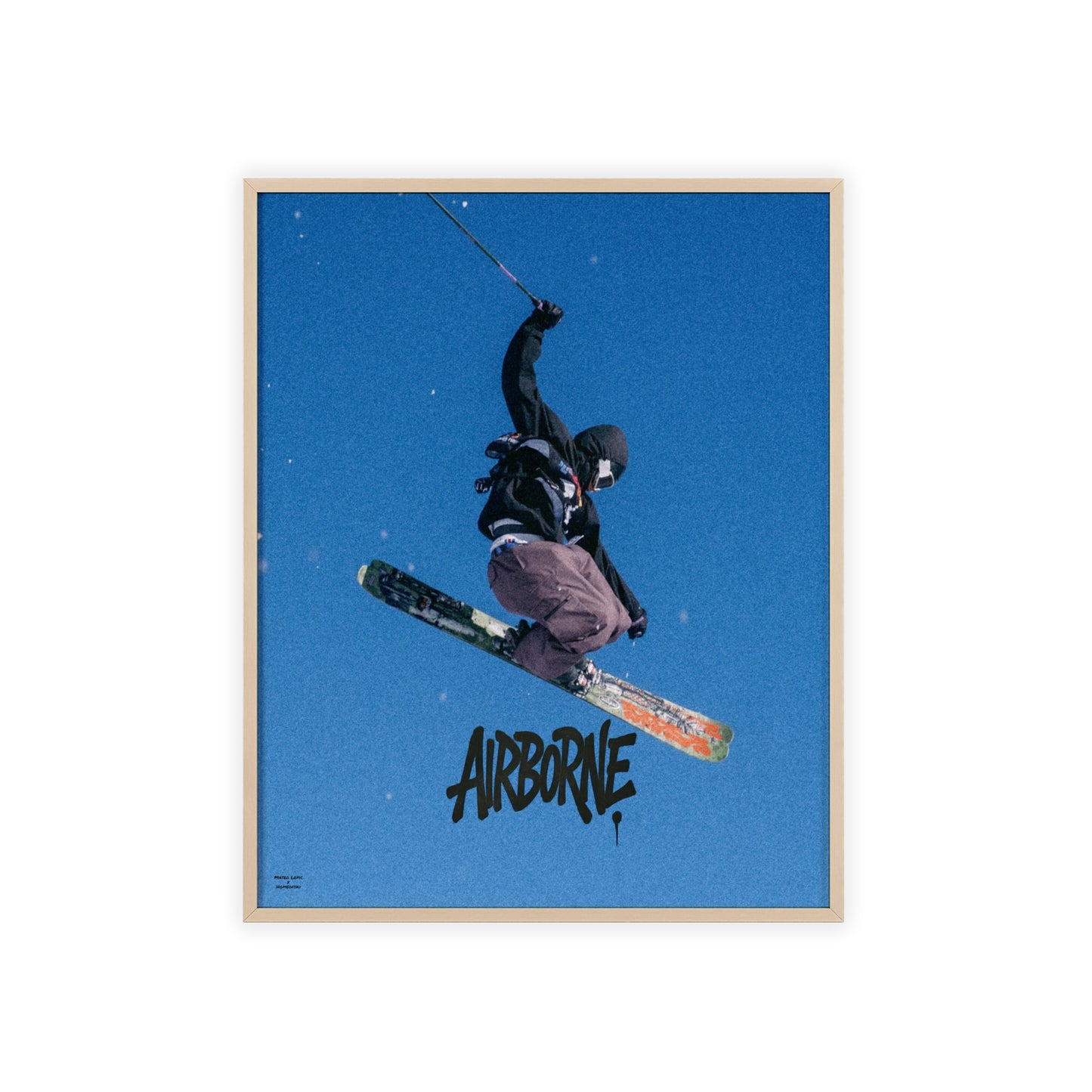 Airborne V2 Mateo Lepic Poster - FRAMED