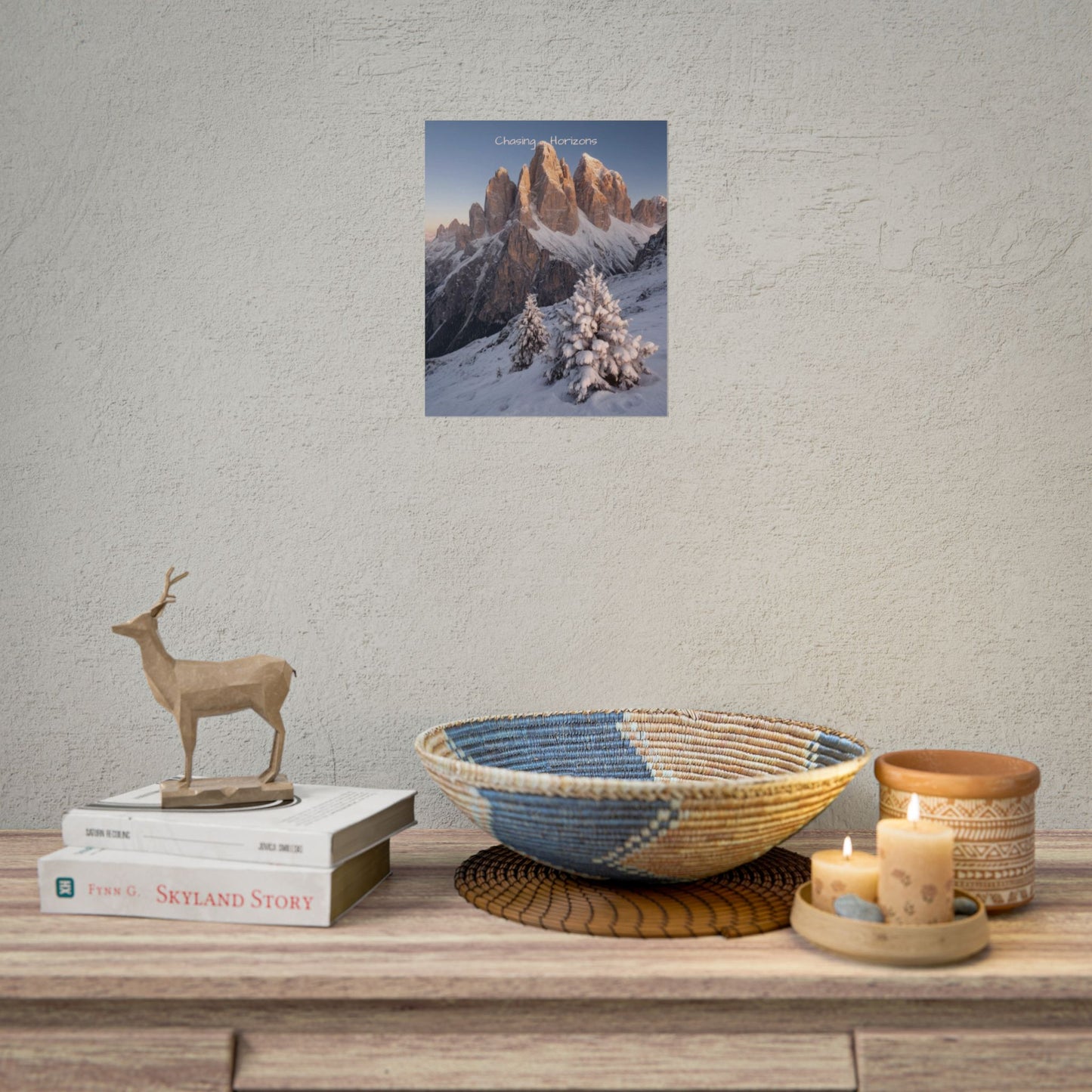 Chasing Horizons x Dolomites Poster