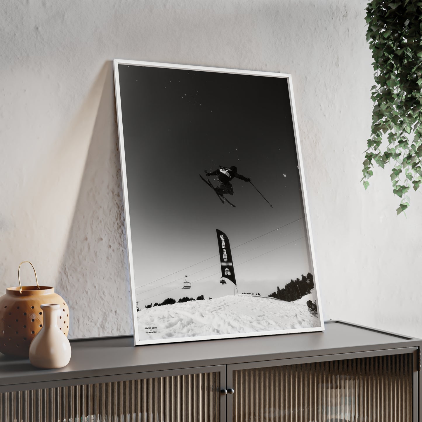 Airborne Mateo Lepic Poster - FRAMED