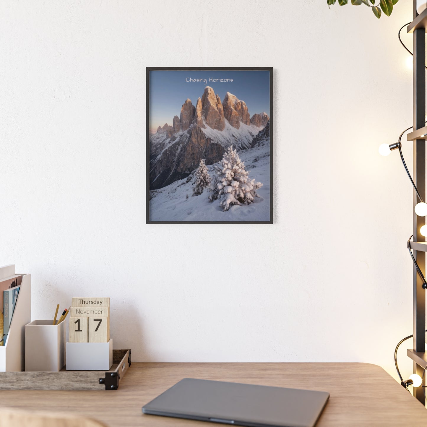 Chasing Horizons x Dolomites Poster - FRAMED