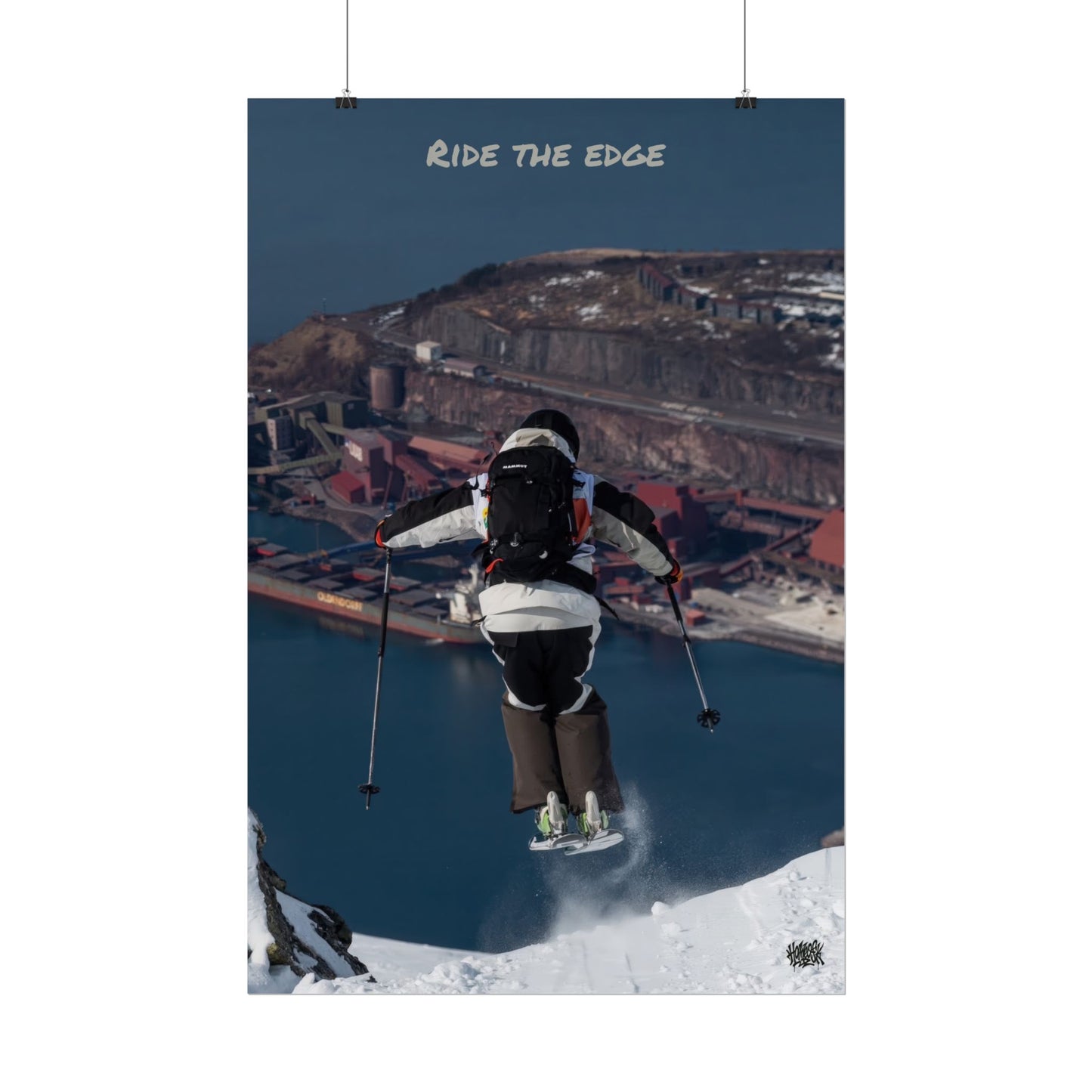 Ride The Edge Mikkellillehaug Poster