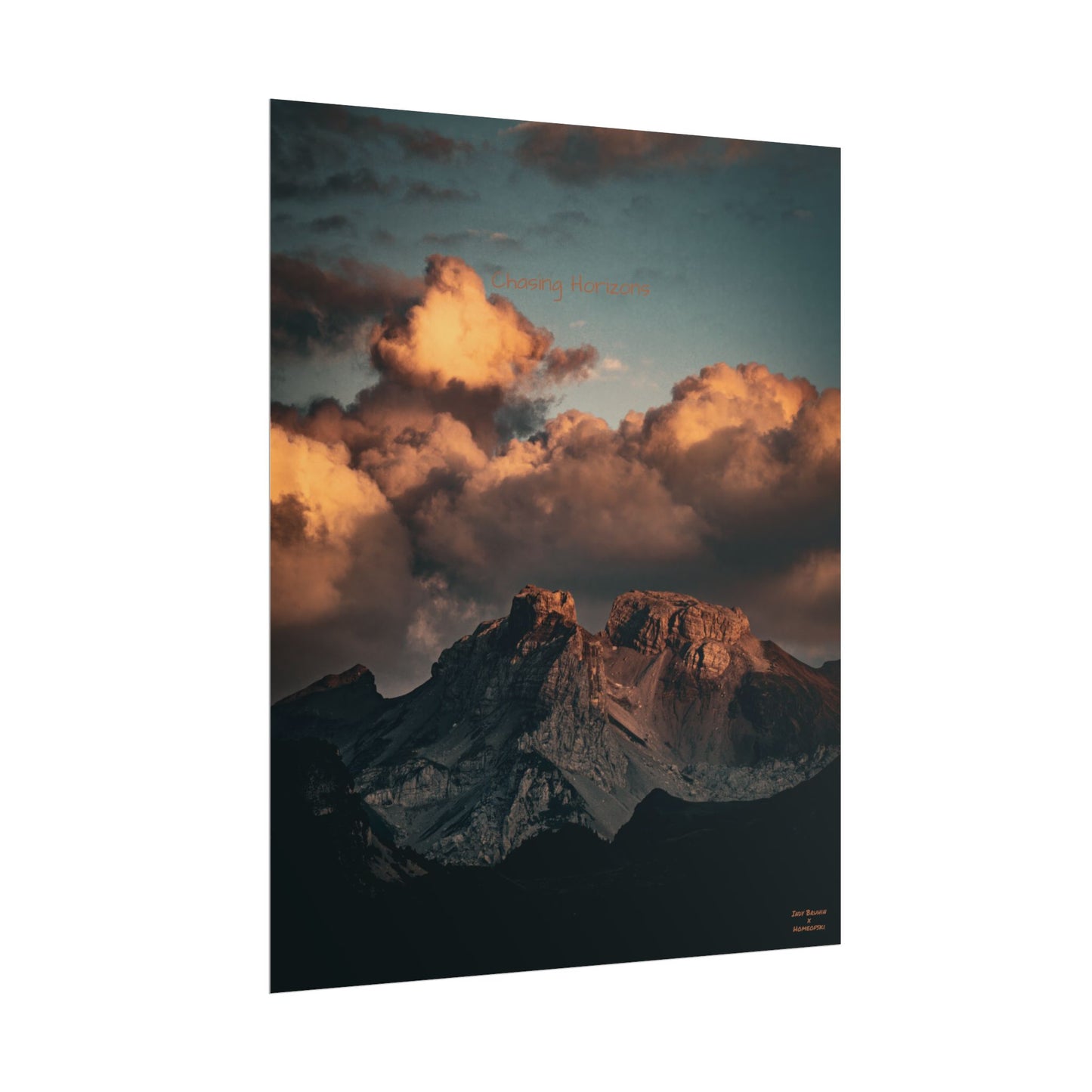 Chasing Horizons Indy Bruhin Poster
