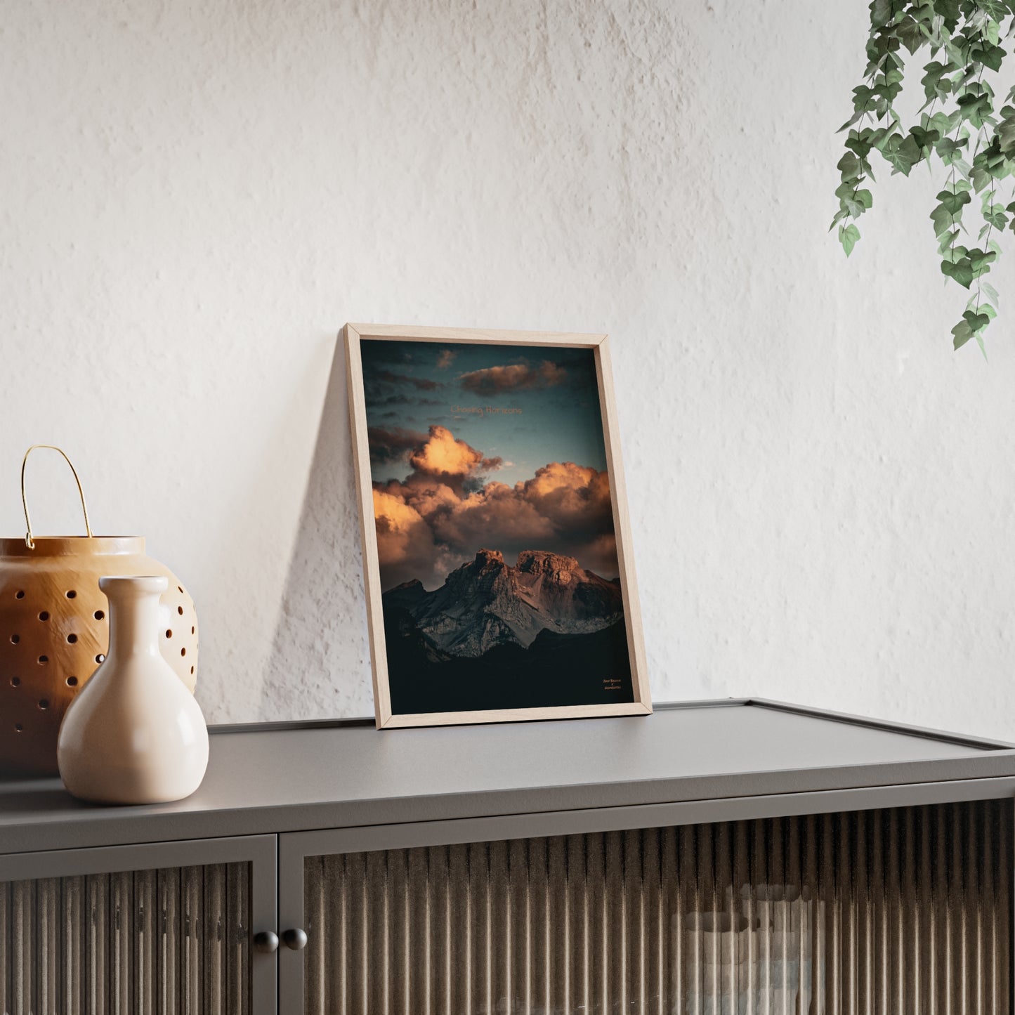 Chasing Horizons Indy Bruhin Poster - FRAMED