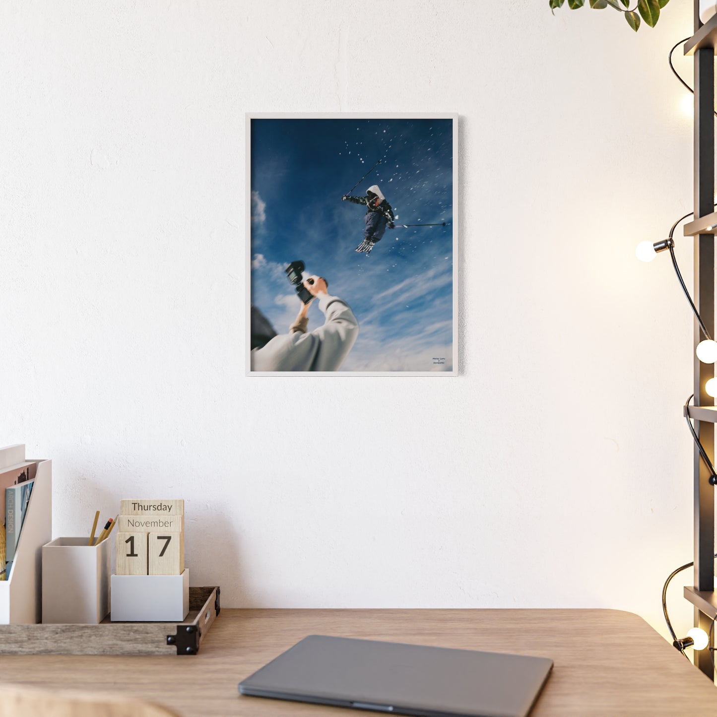 'Camera Crew' Mateo Lepic Poster - FRAMED
