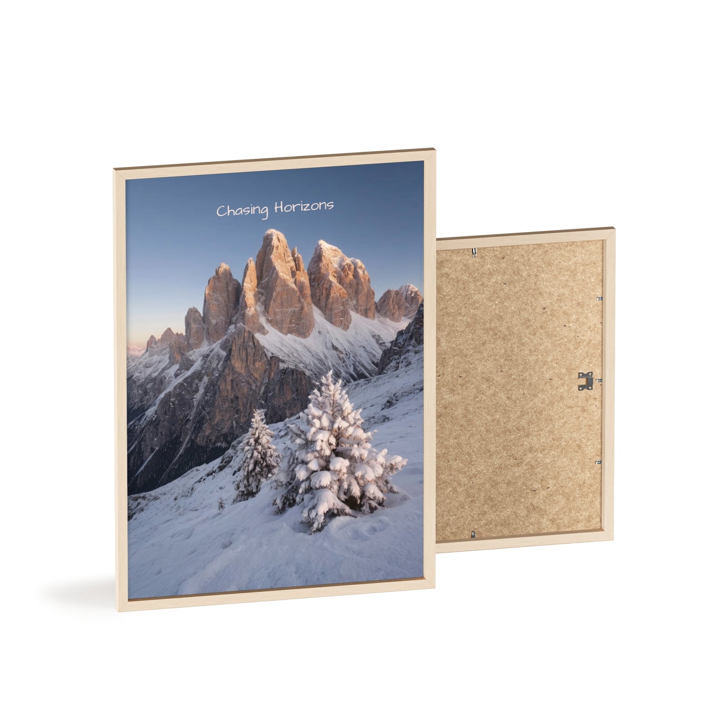 Chasing Horizons x Dolomites Poster - FRAMED