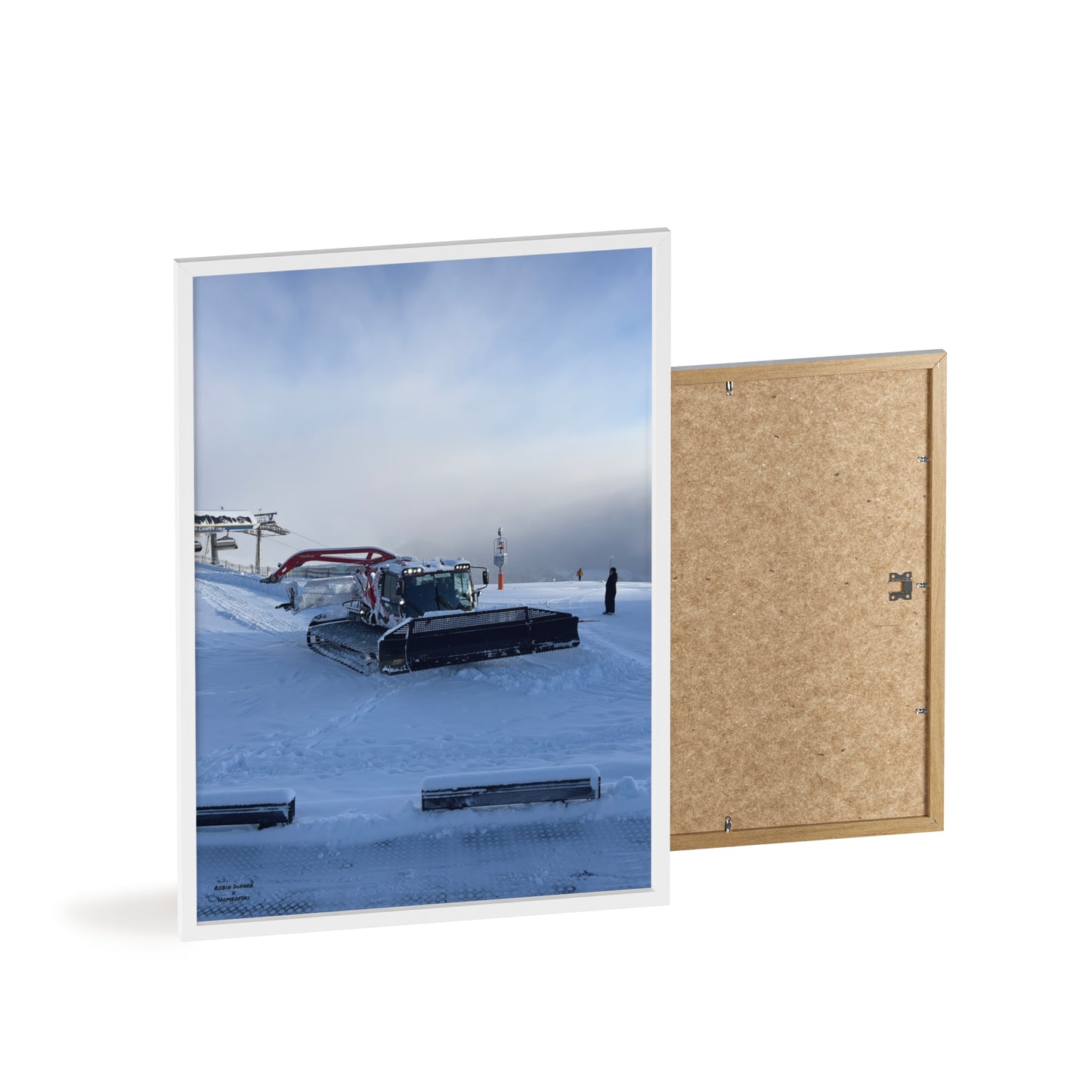 Pistenbully Robin Dufner Poster - FRAMED