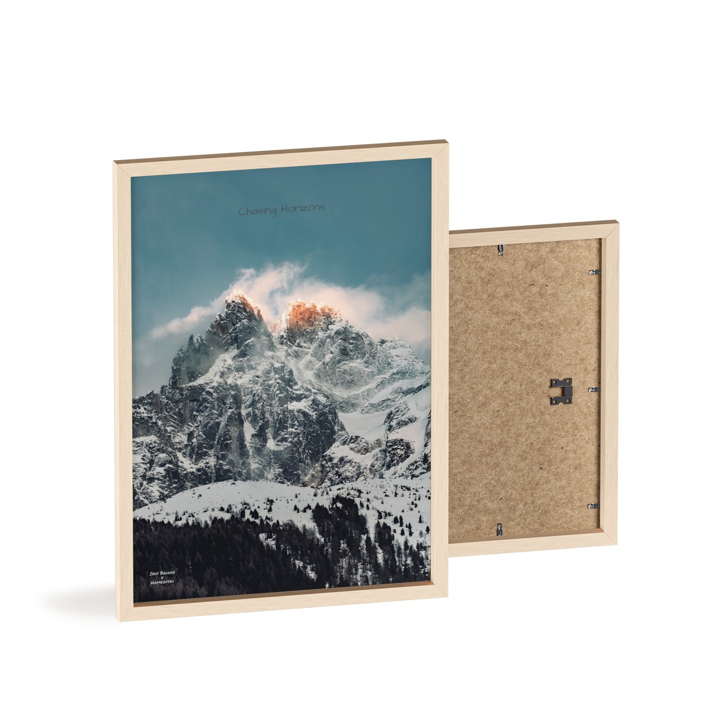 Alps Indy Bruhin Poster - FRAMED