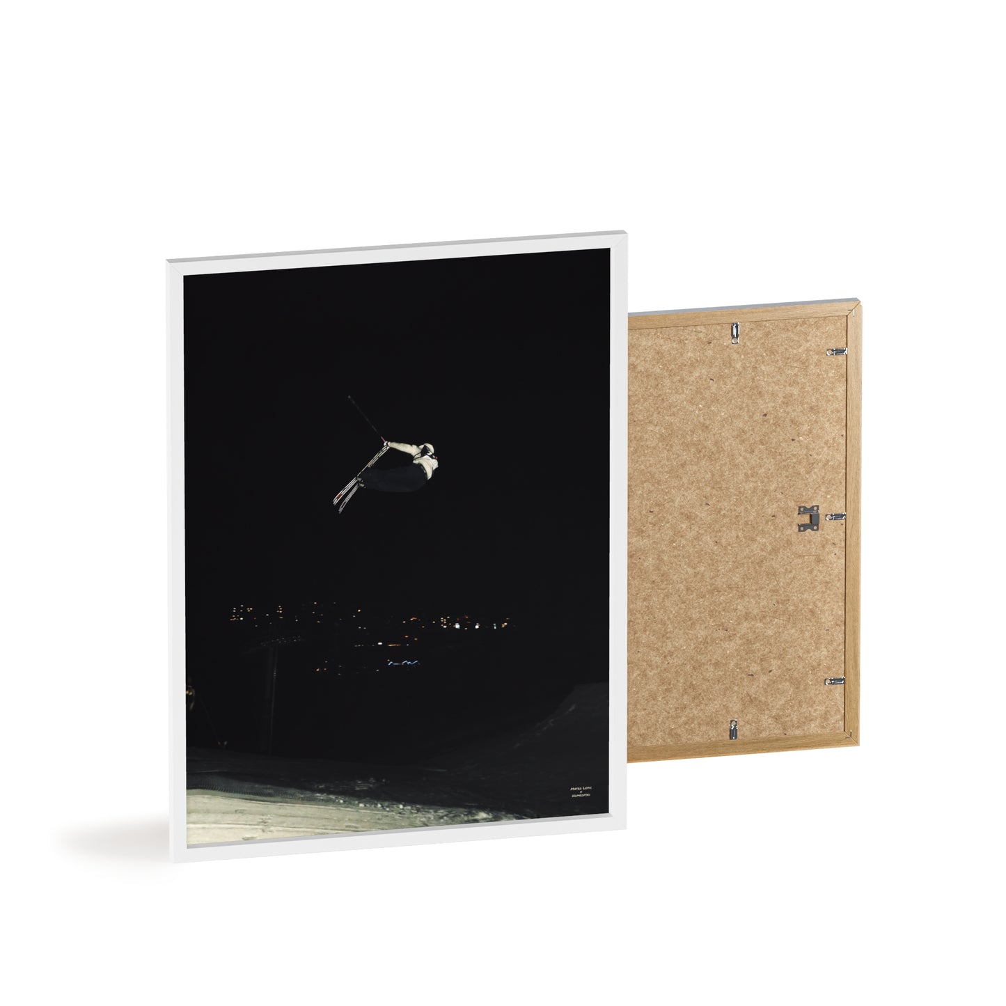 Night Park Mateo Lepic Poster - FRAMED