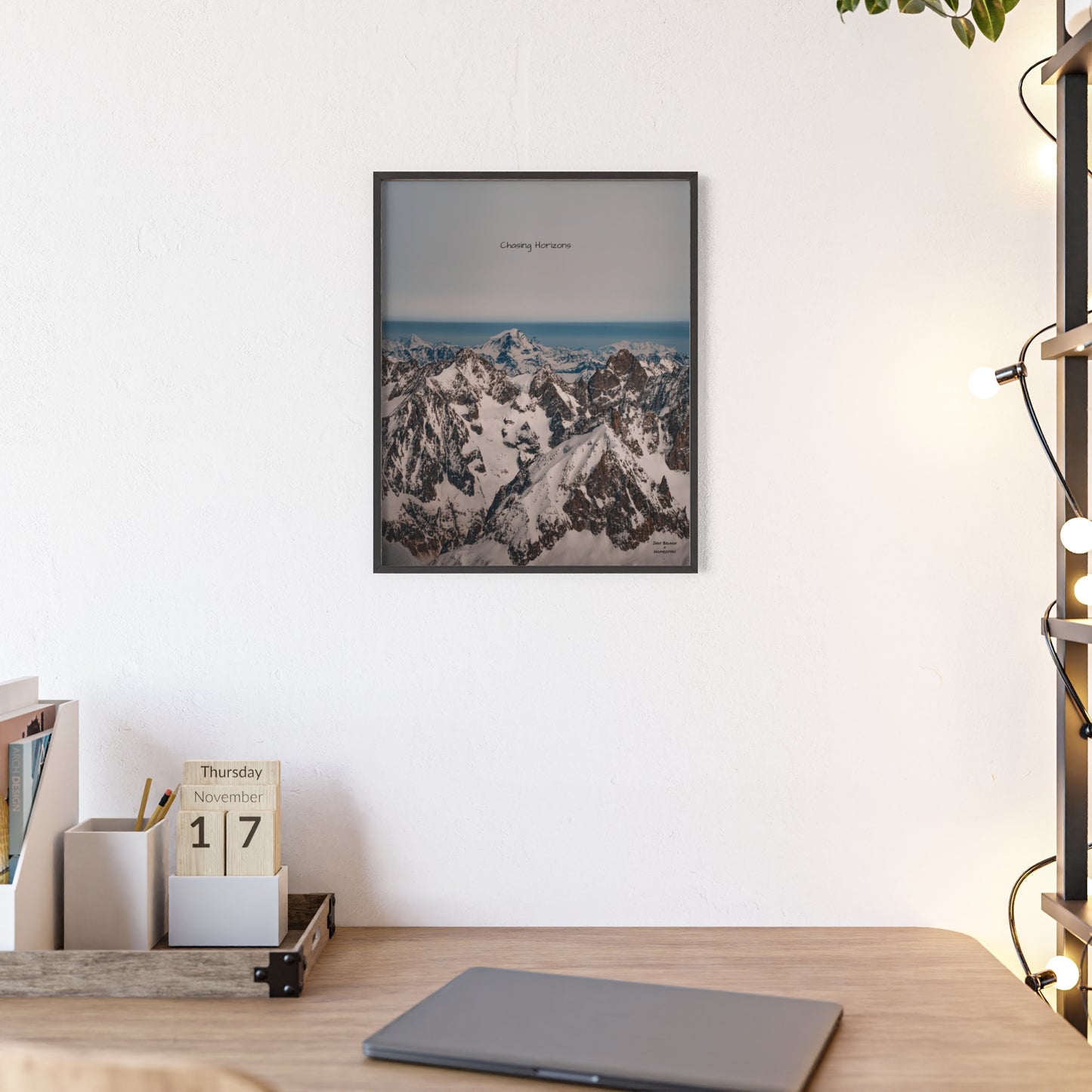 Clouds Indy Bruhin Poster - FRAMED