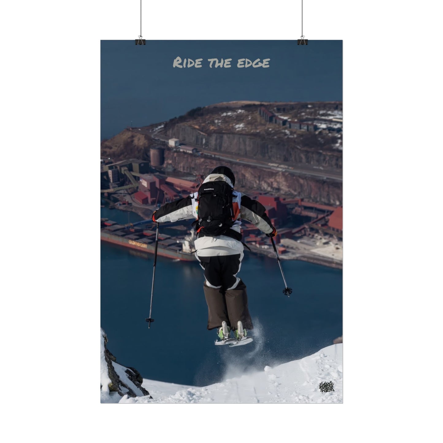 Ride The Edge Mikkellillehaug Poster