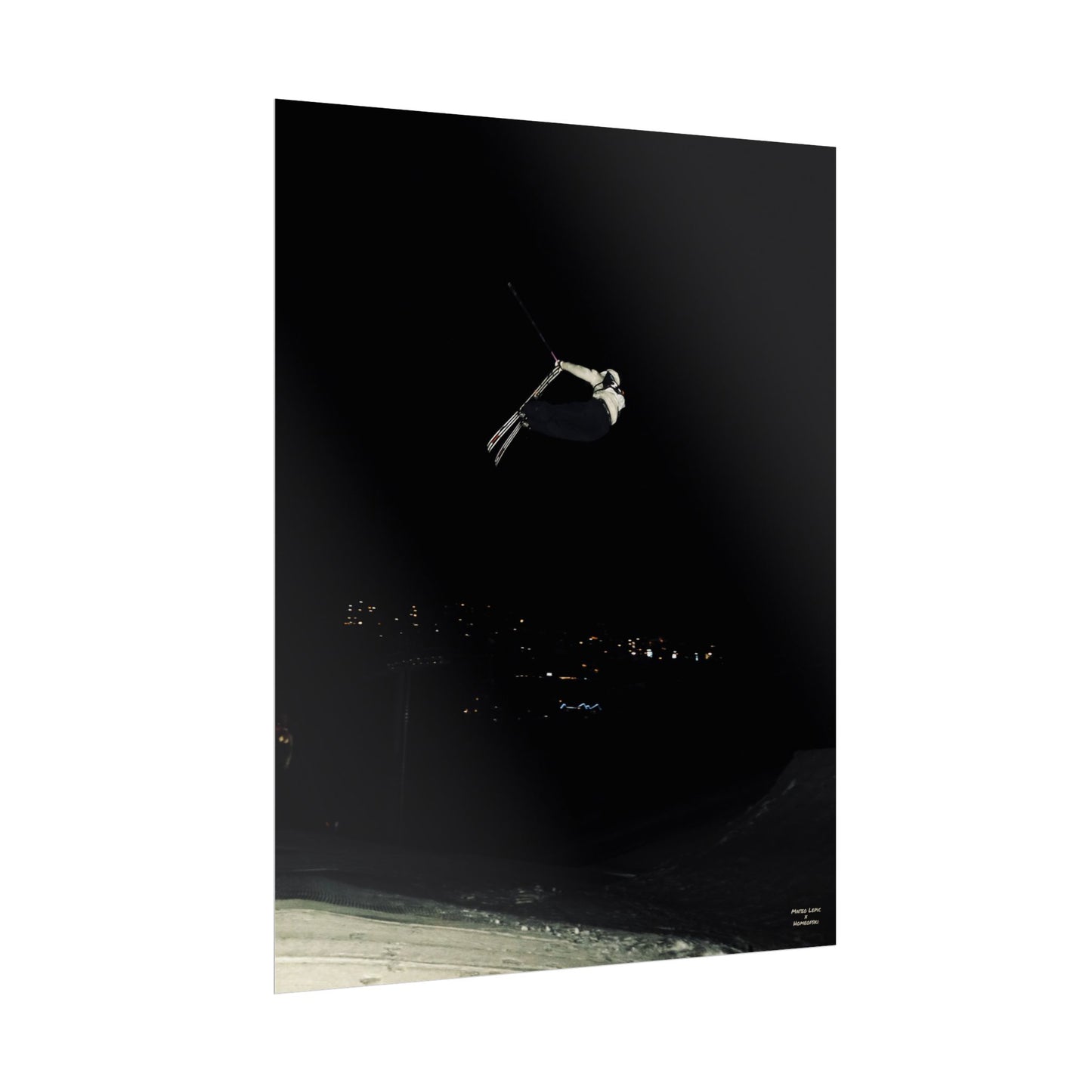 Night Park Mateo Lepic Poster