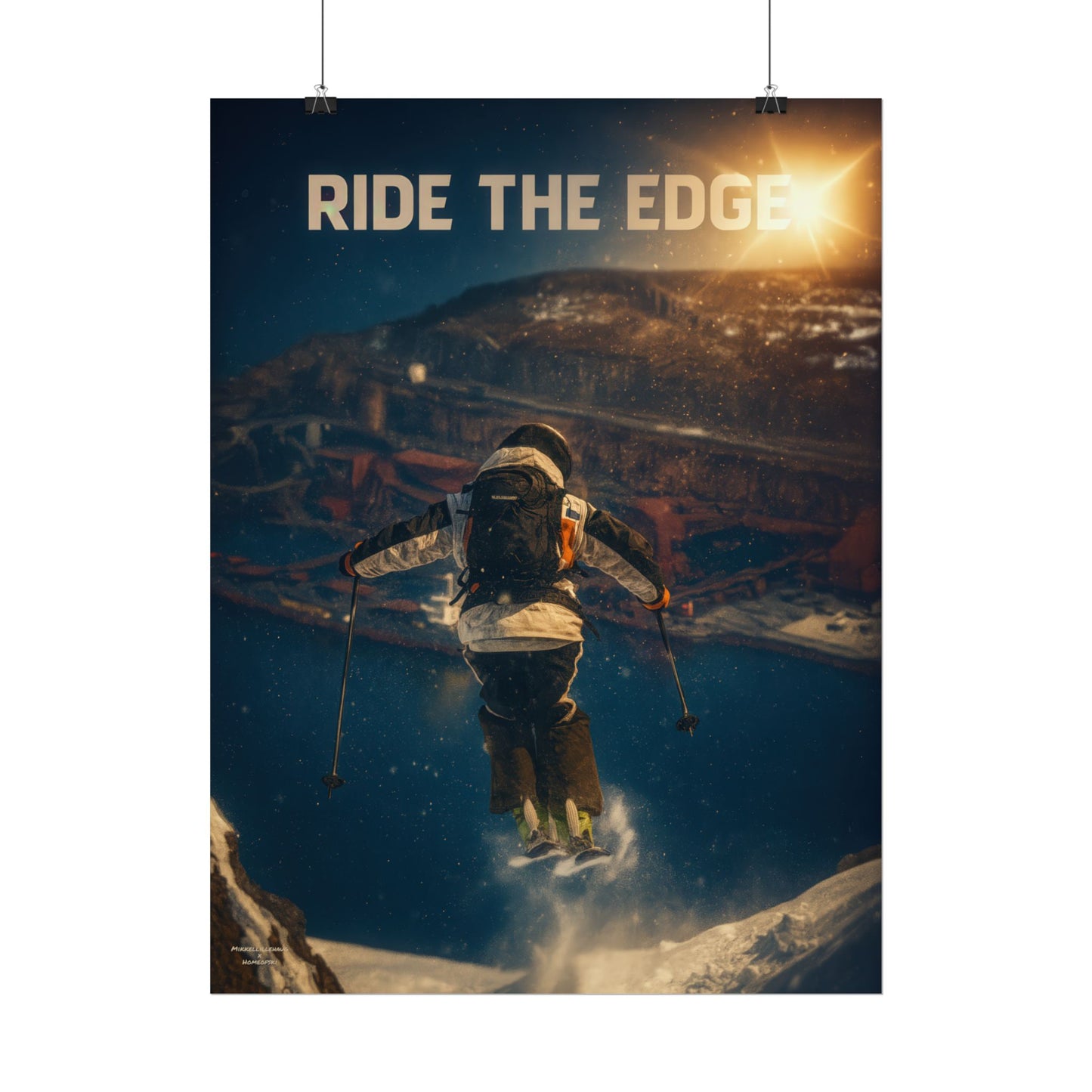 Ride The Edge x Heaven Mikkellillehaug Poster