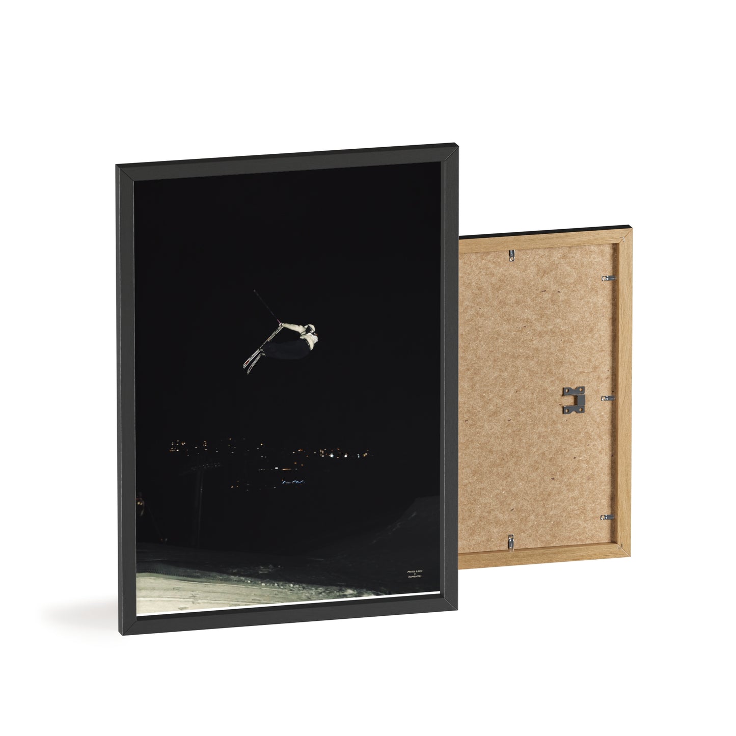Night Park Mateo Lepic Poster - FRAMED
