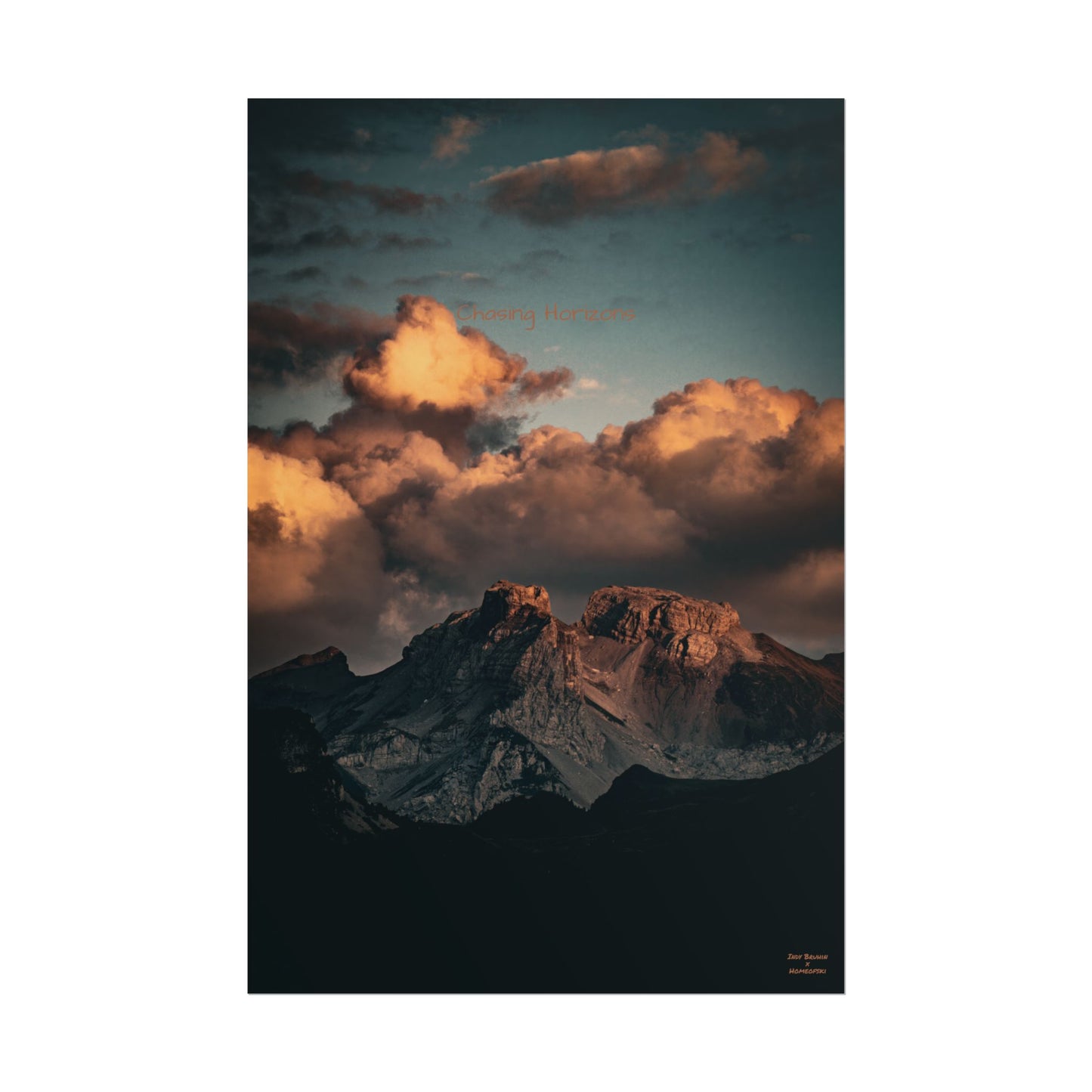 Chasing Horizons Indy Bruhin Poster