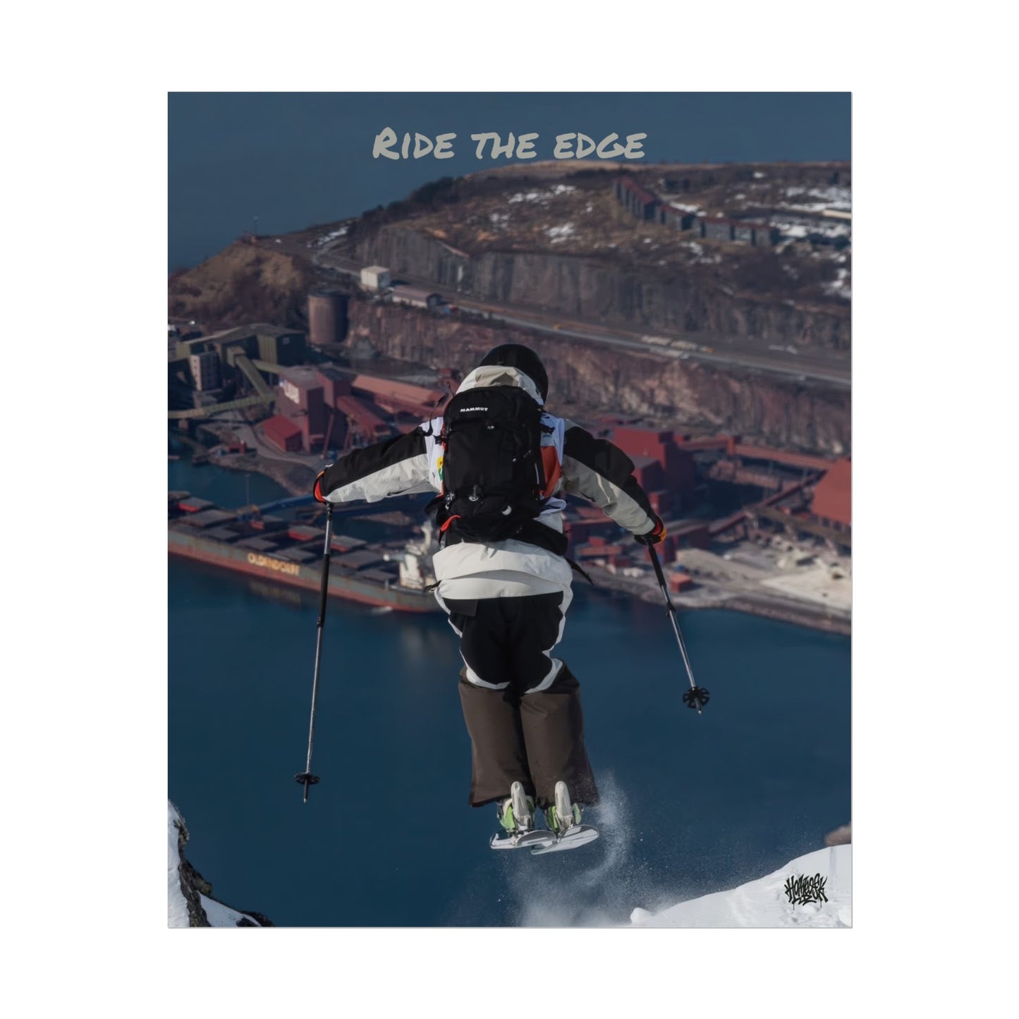 Ride The Edge Mikkellillehaug Poster