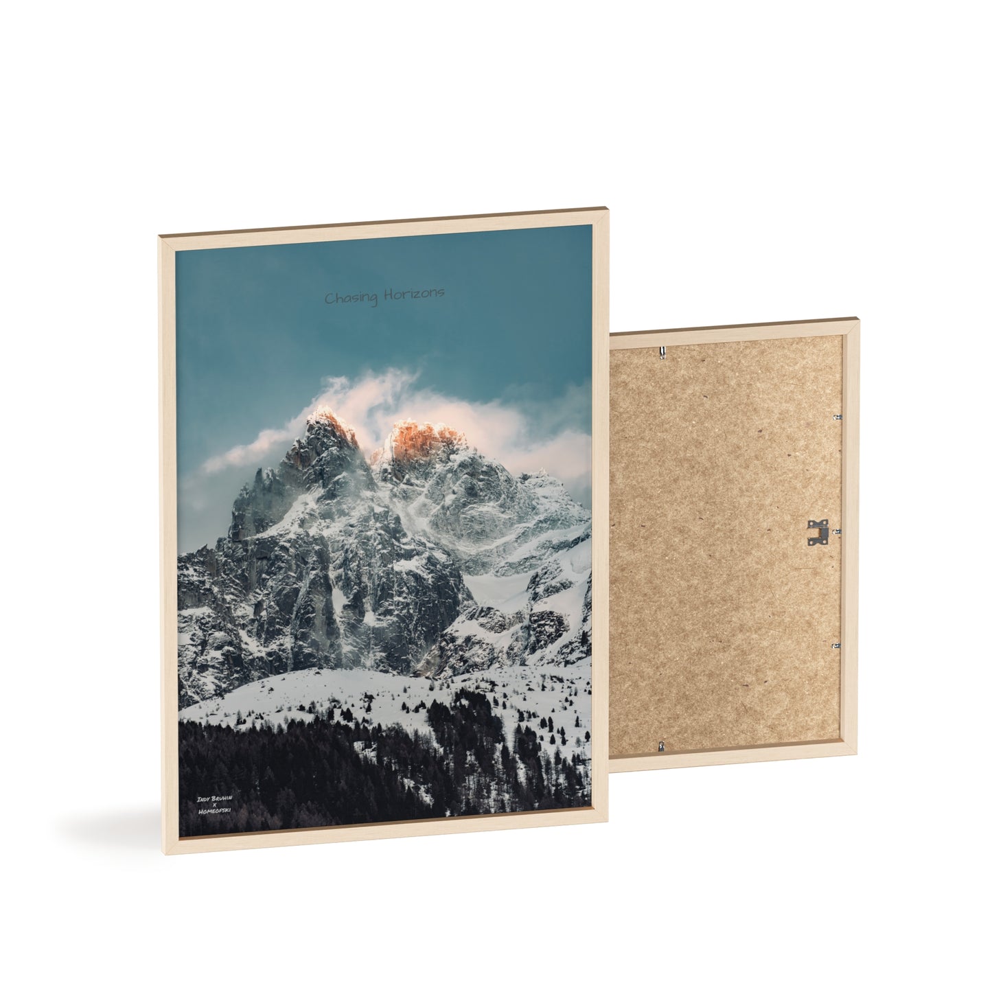 Alps Indy Bruhin Poster - FRAMED