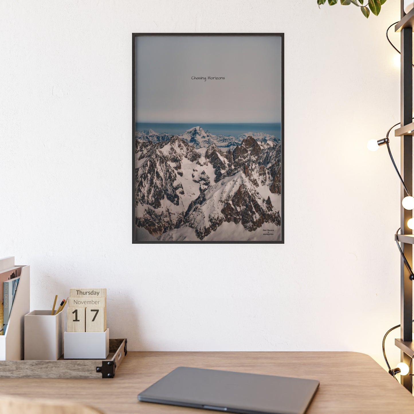 Clouds Indy Bruhin Poster - FRAMED