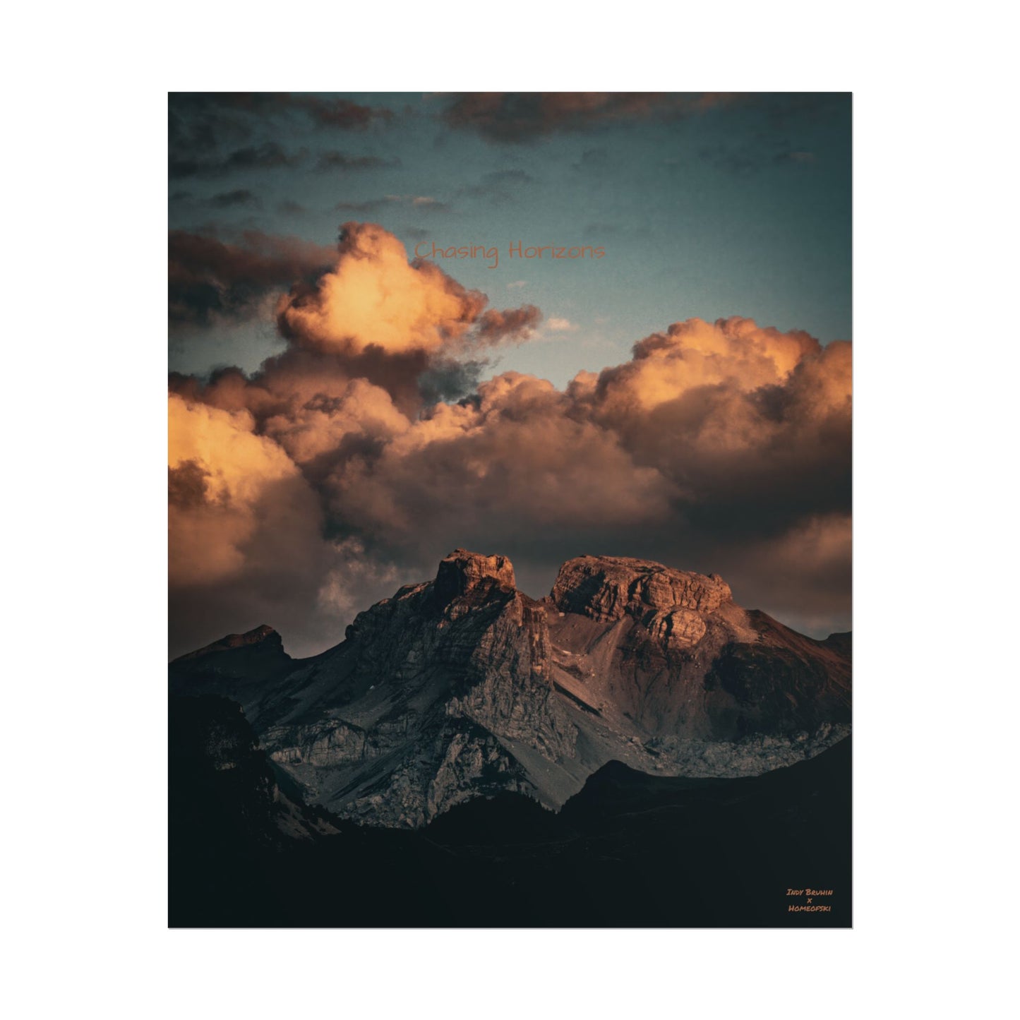 Chasing Horizons Indy Bruhin Poster