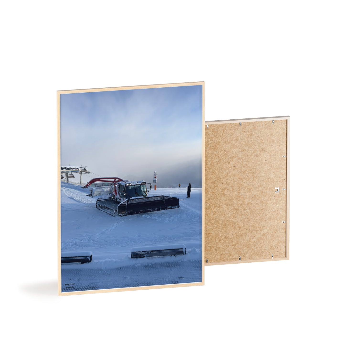 Pistenbully Robin Dufner Poster - FRAMED