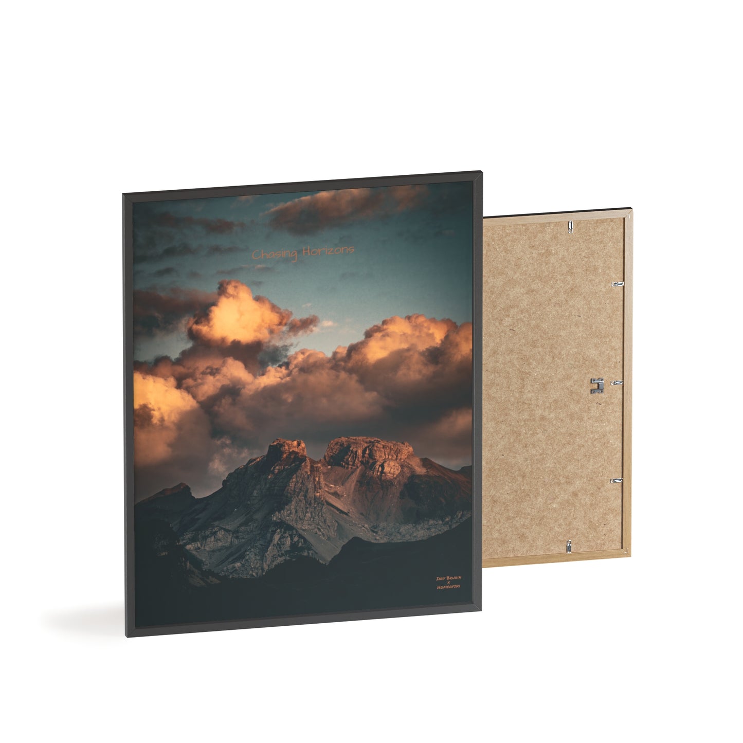 Chasing Horizons Indy Bruhin Poster - FRAMED